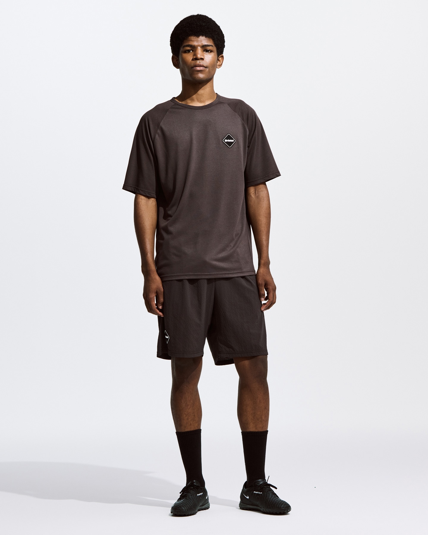 SOPH. | S/S TRAINING TOP & SHORTS(S BROWN):