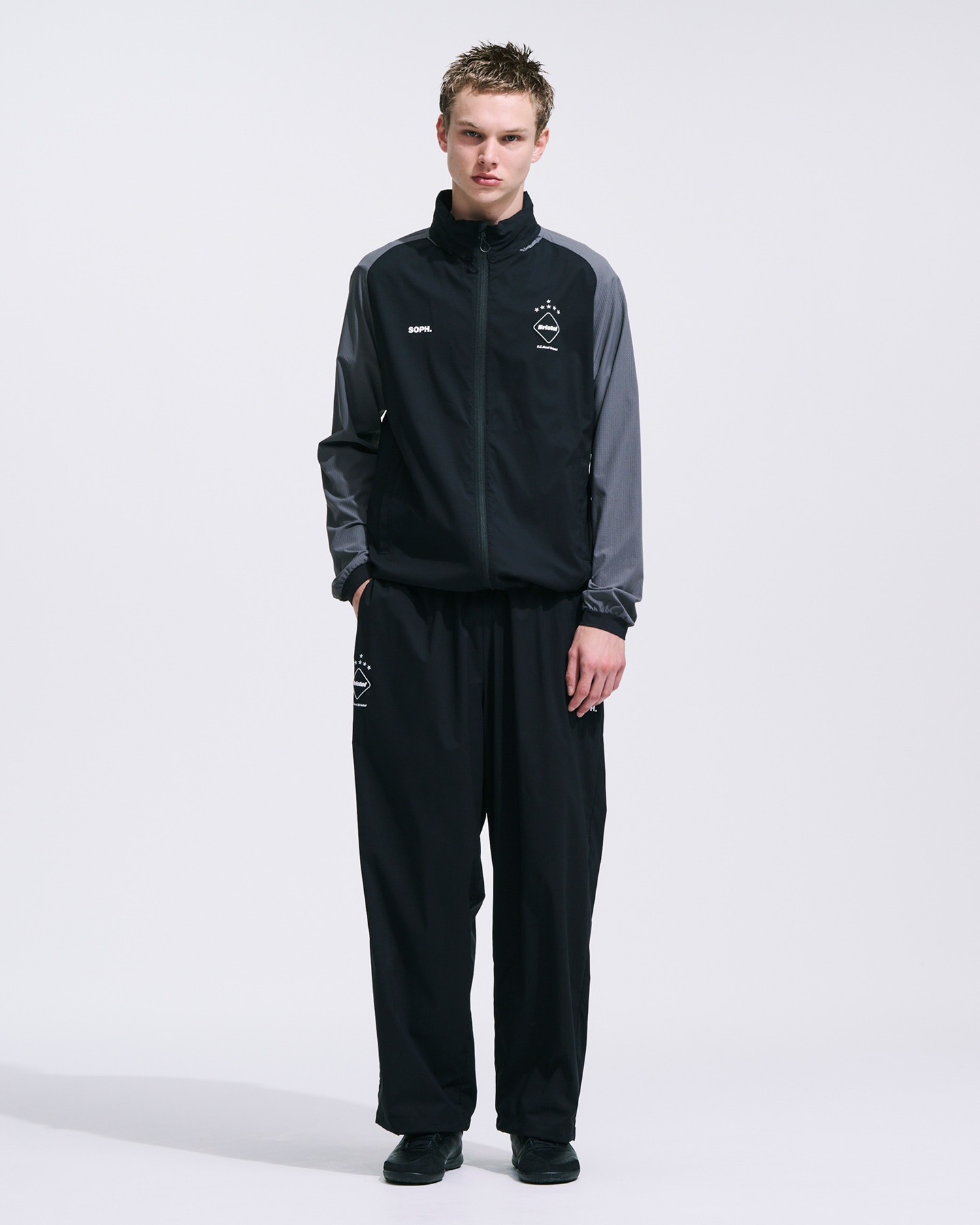 SOPH. | STRETCH LIGHT WEIGHT HOODED BLOUSON(M BLACK): SOPH. | STRETCH LIGHT WEIGHT HOODED BLOUSON(M BLACK):