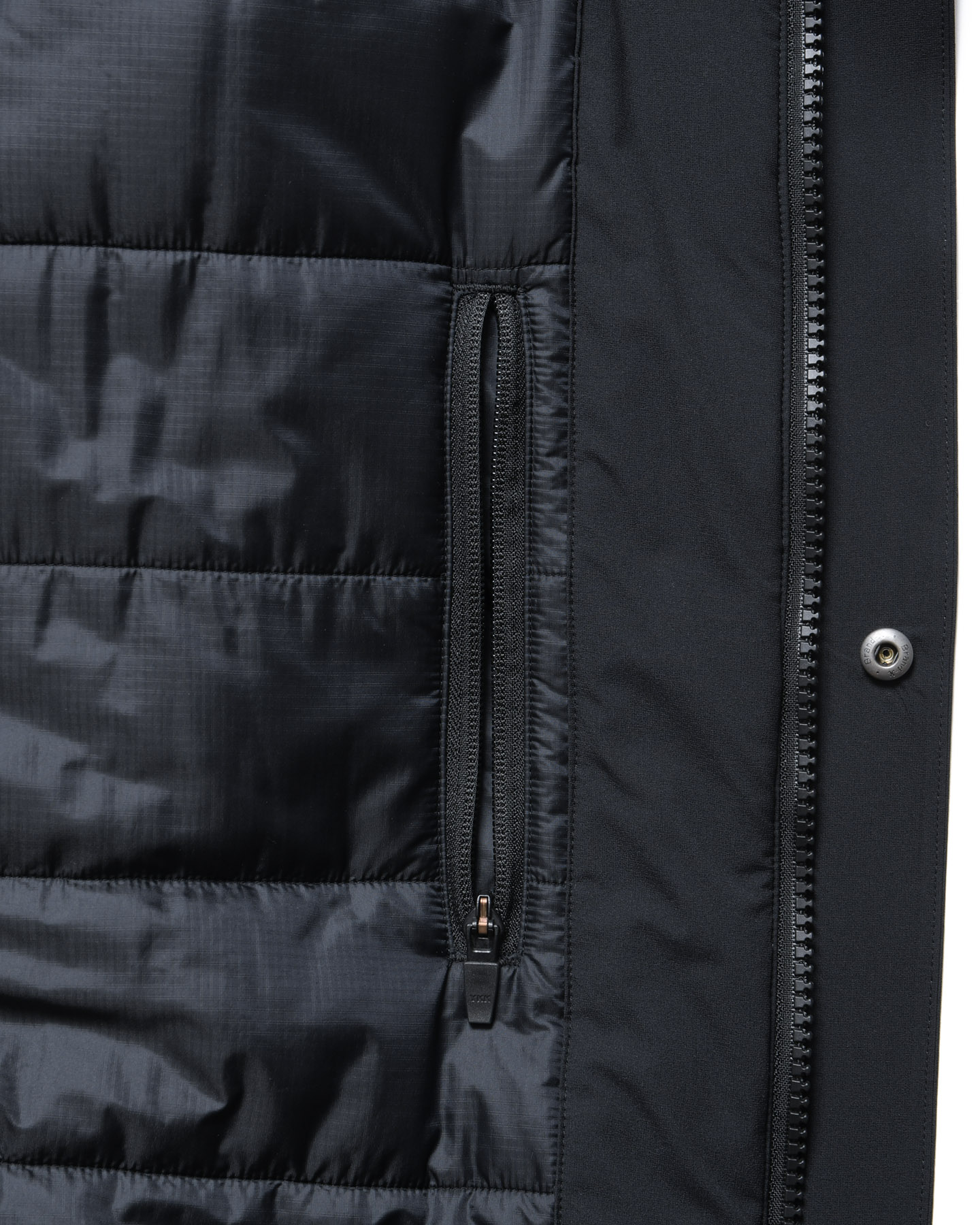 SOPH. | INSULATION BENCH COAT(M BLACK):