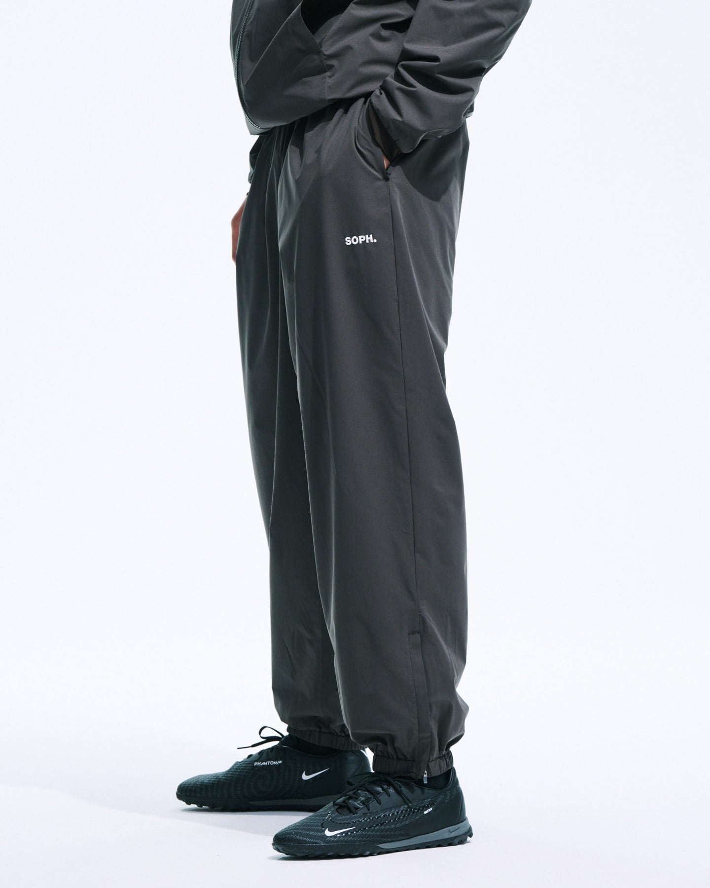 SOPH. | THERMAL-LINING EASY PANTS(M BLACK):
