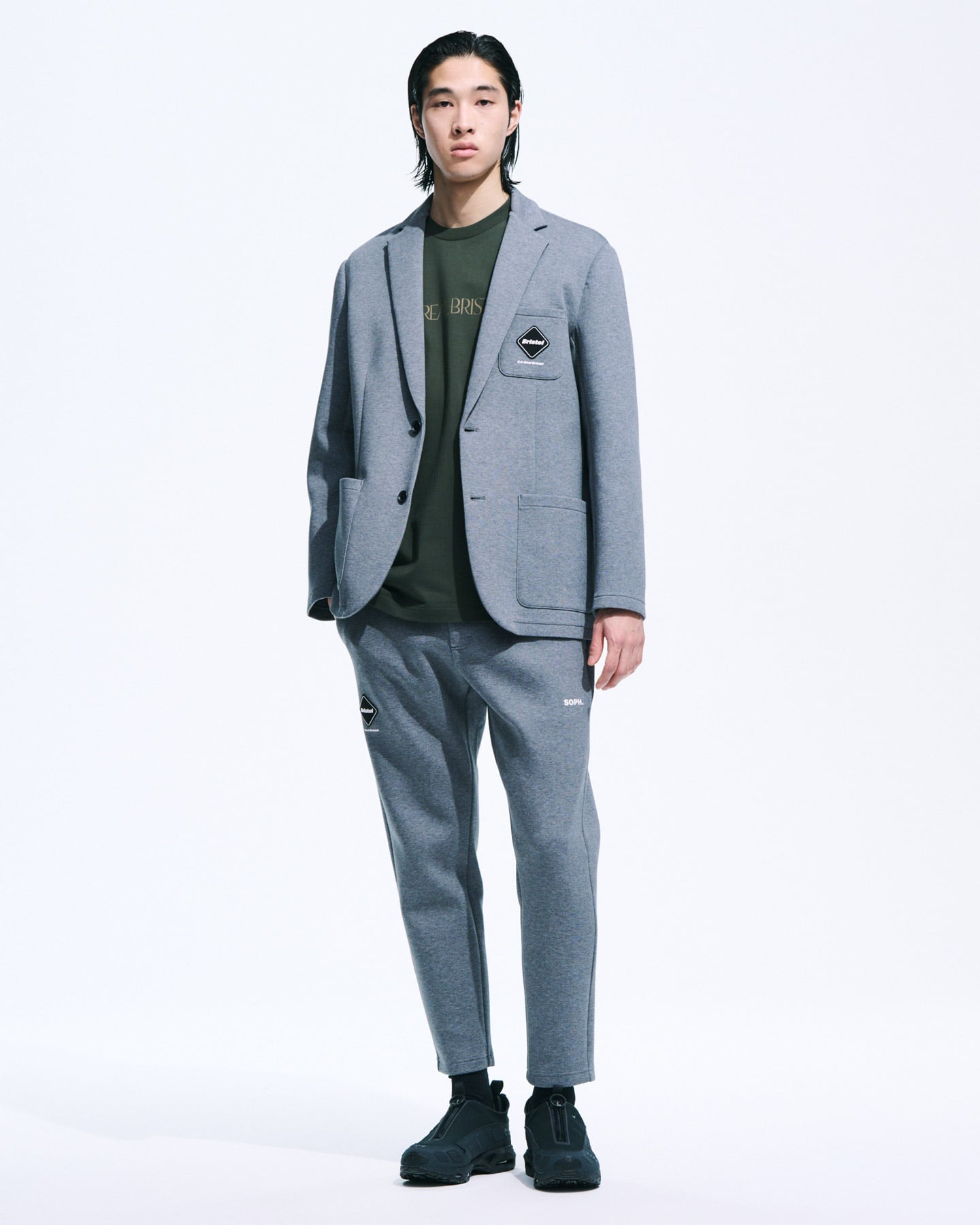 未使用 XL FCRB テック スウェット トレーニング パンツ ブリストル SOPH. | TECH SWEAT PANTS(M GRAY):