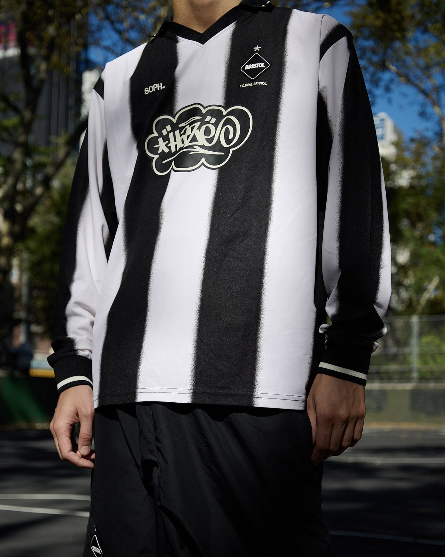 ウェア FCRB ERIC HAZE GAME SHIRT L SOPH. | ERIC HAZE: GAME SHIRT(M BLACK):