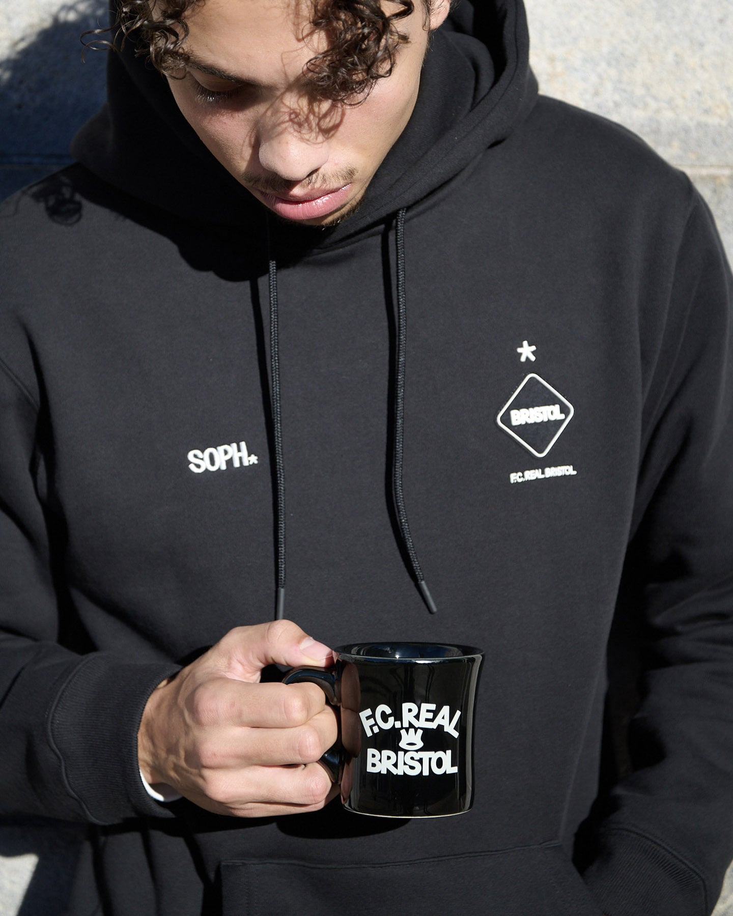 新品未使用タグ付きF.C. Real Bristol SOPH. | AUTHENTIC LOGO S/S TEE(M BLACK):