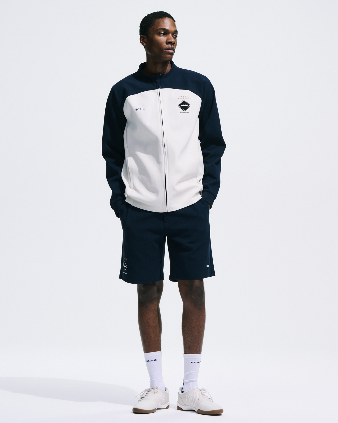 ジャケット・アウター SOPH. kvadrat uniformexperiment fcrb SOPH. | TRAINING TRACK JACKET(M BLACK):
