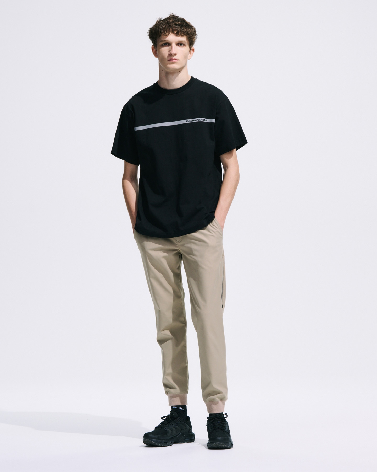 SOPH. | VENTILATION RIBBED PANTS(L BEIGE):