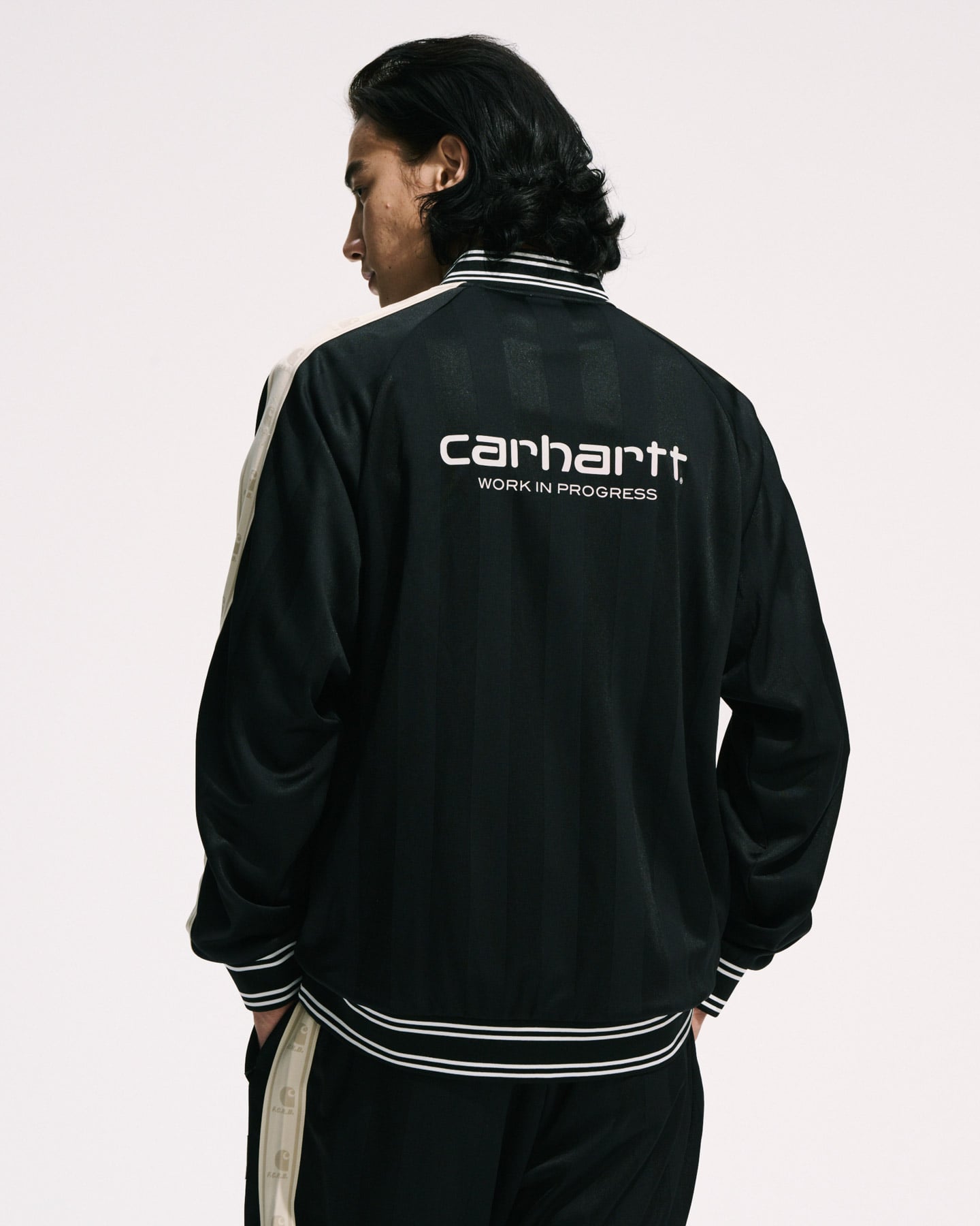 SOPH. | Carhartt WIP VARSITY TRACK JACKET(S BLACK):