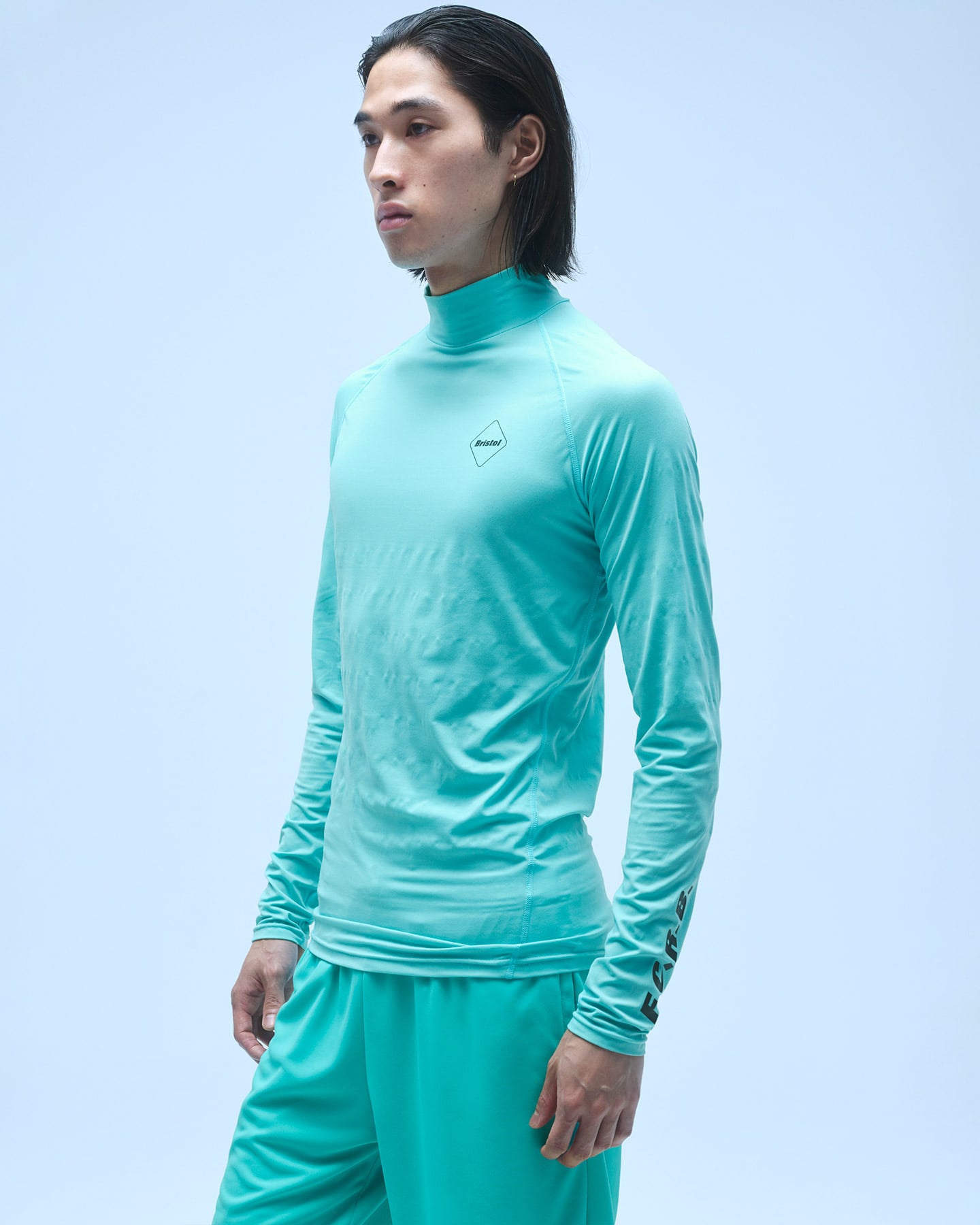 SOPH. | FREEZE TECH MOCKNECK L/S TOP(M BLACK):
