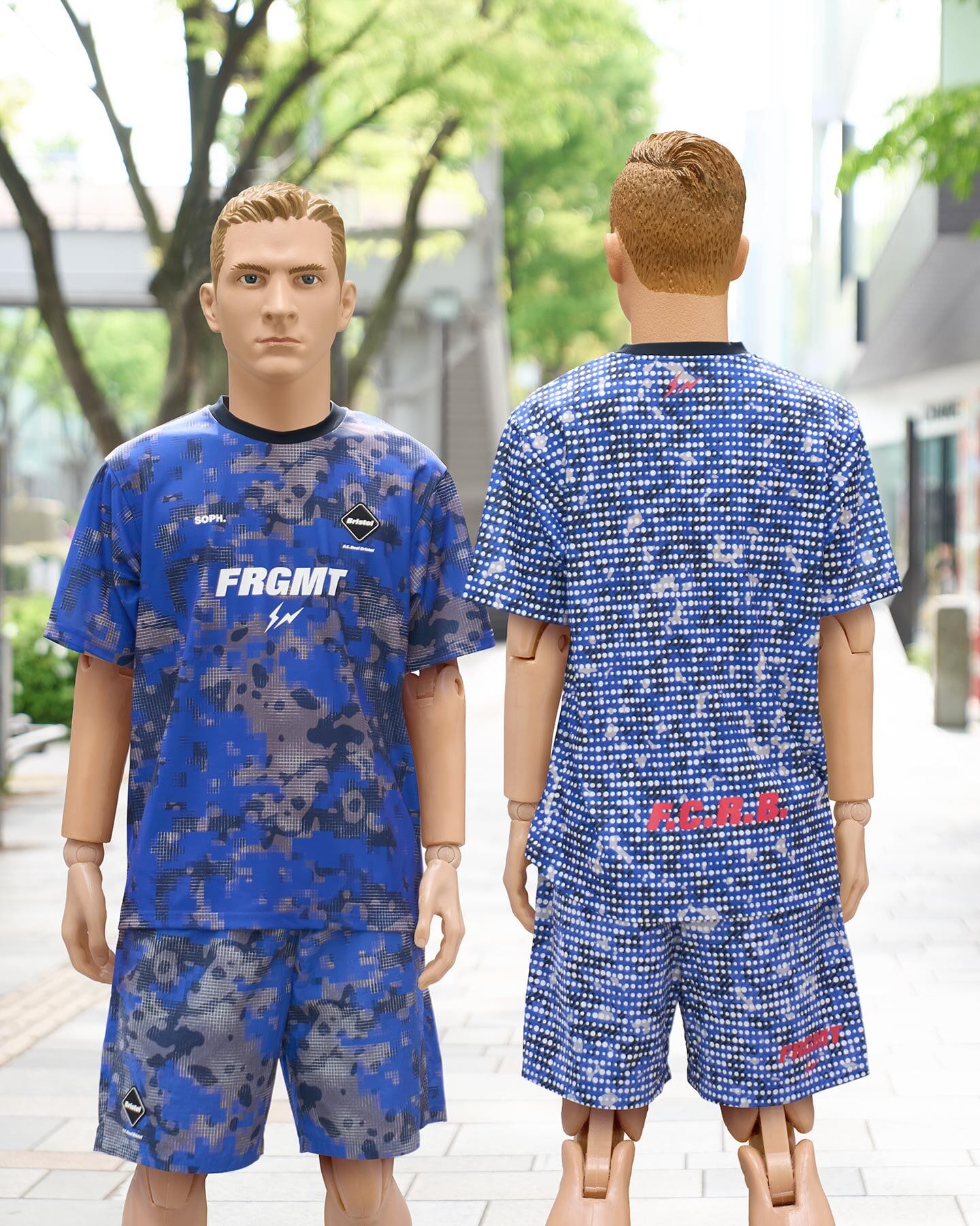 応援グッズ F.C.R.B. MLB SOPH. fragment SOPH. | FRAGMENT: CAMOUFLAGE S/S TOP(M B (DOT CAMO)):