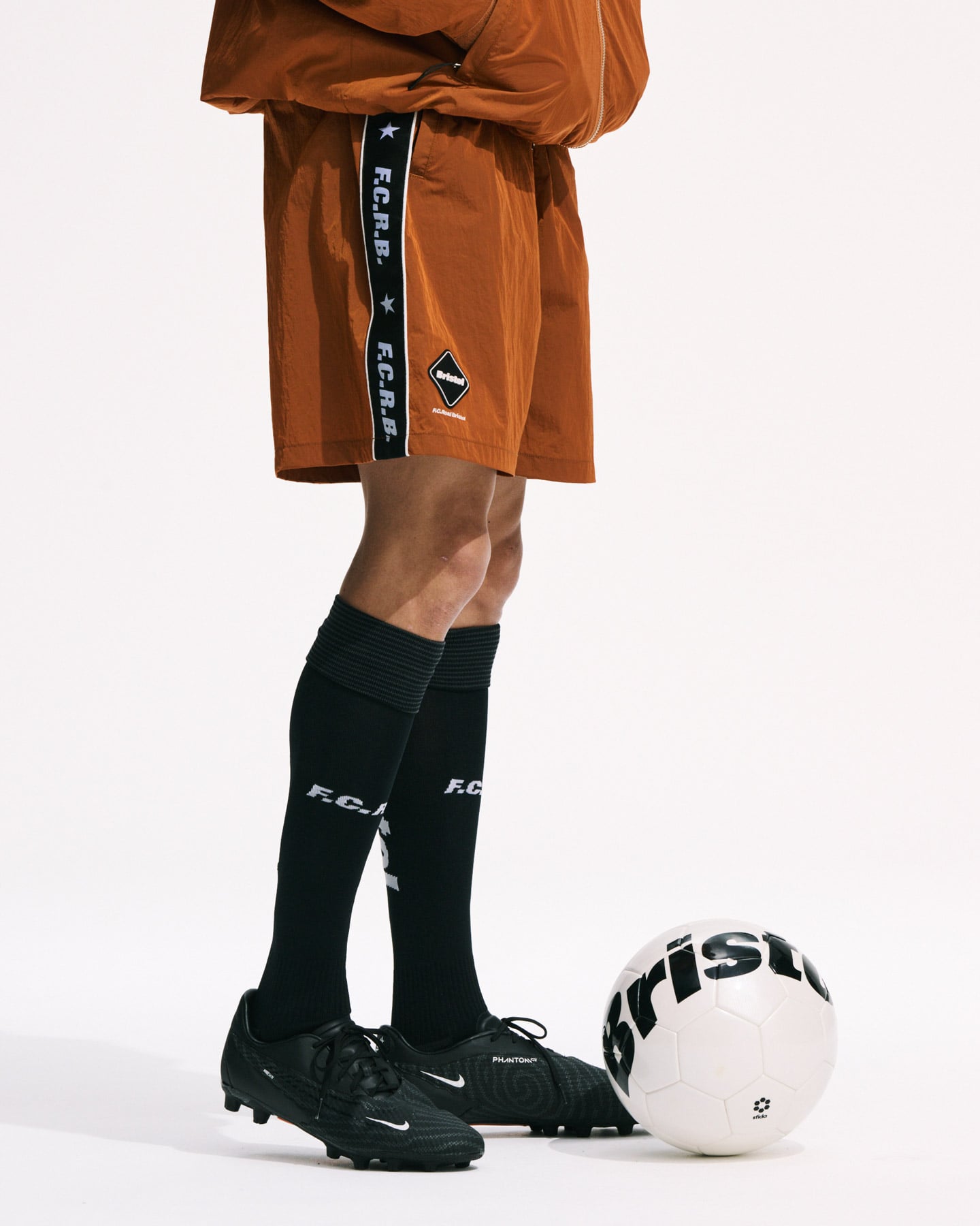 SOPH. | NYLON CHAMBRAY PRACTICE SHORTS(XXL ORANGE):