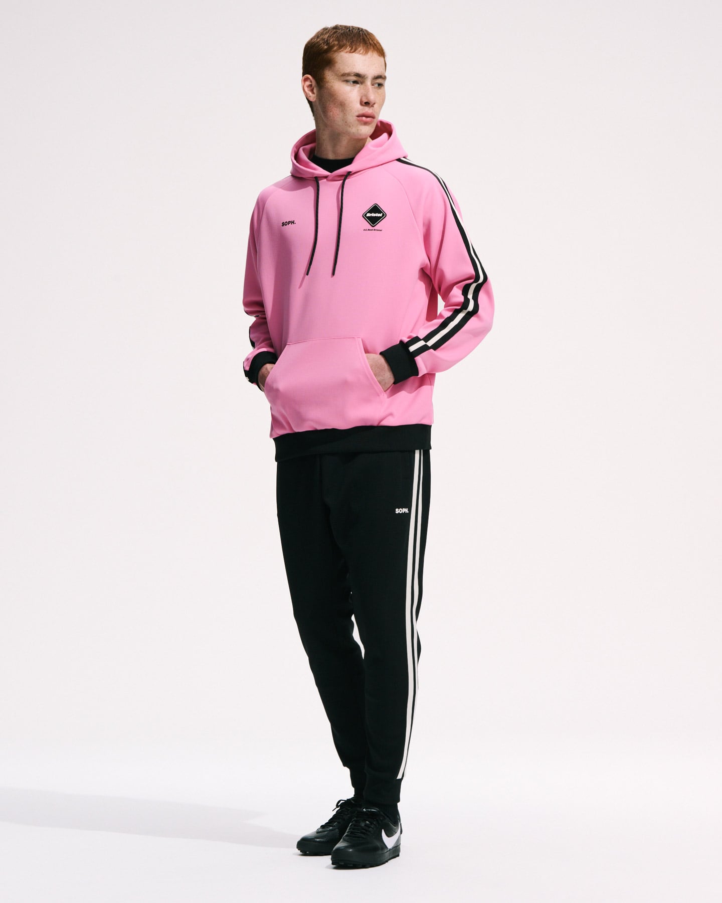 Bristol ジャージトップス　星柄　Lサイズ SOPH. | TRAINING TRACK PULLOVER HOODIE(M PINK):