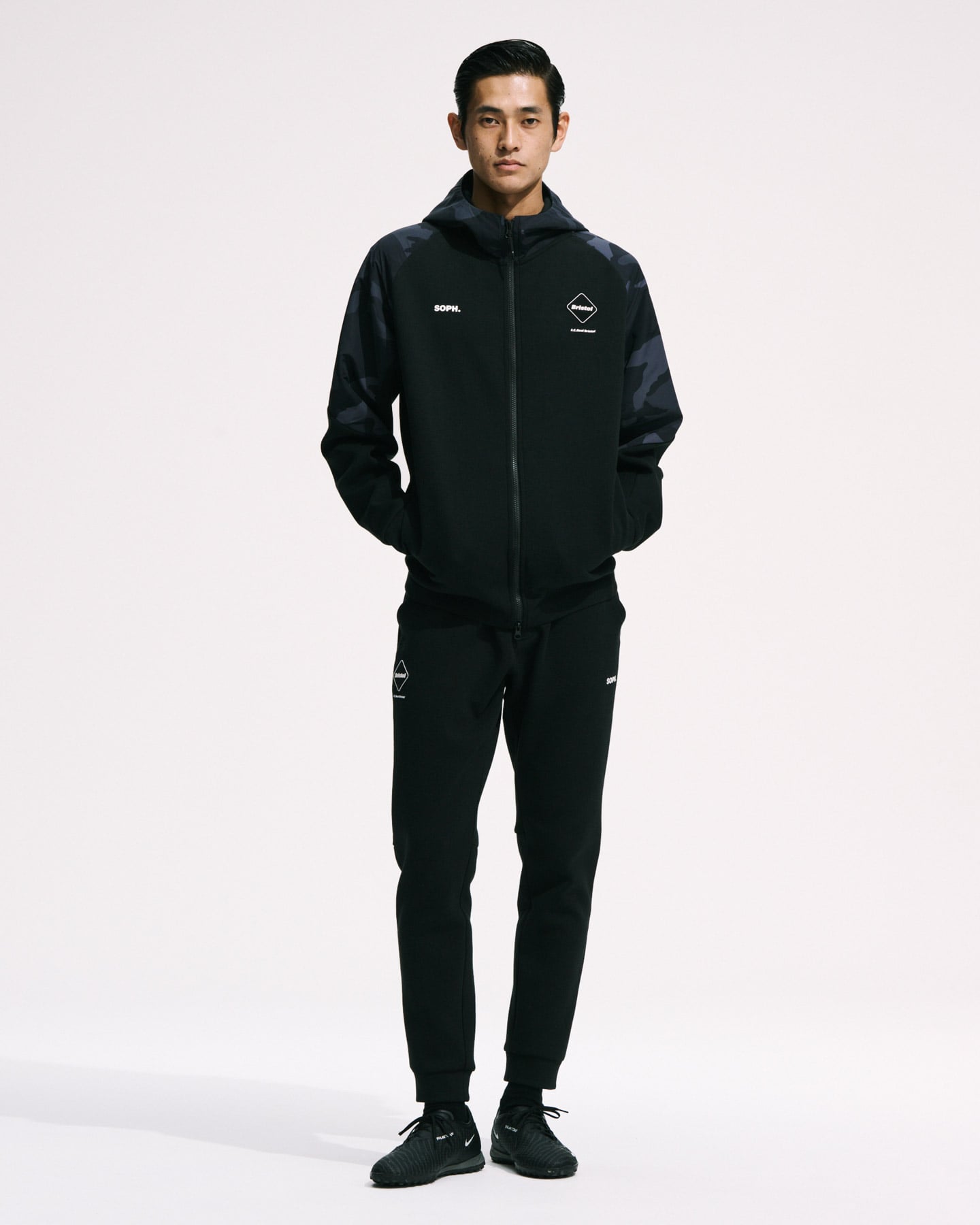 SOPH. | TECH SWEAT VENTILATION HOODIE(M PINK):