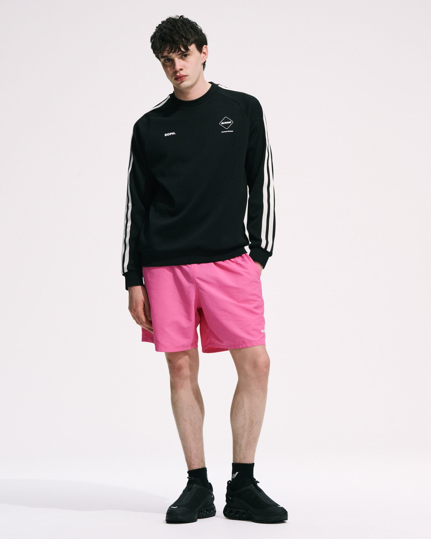SOPH. | SUPPLEX NYLON EASY SHORTS(M PINK):