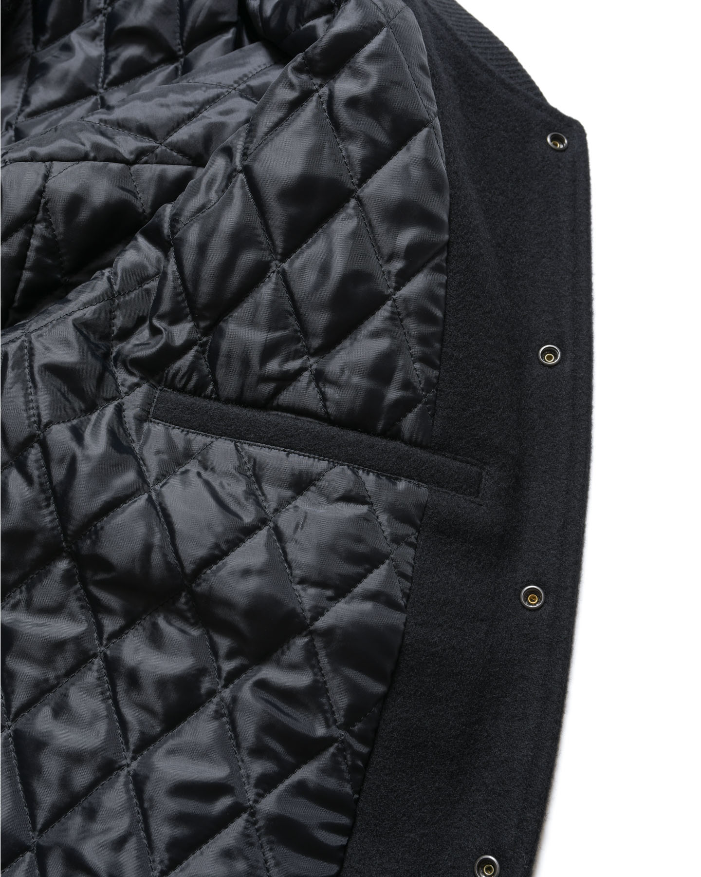 SOPH. | ERIC HAZE: VARSITY JACKET(L(140-150) BLACK):