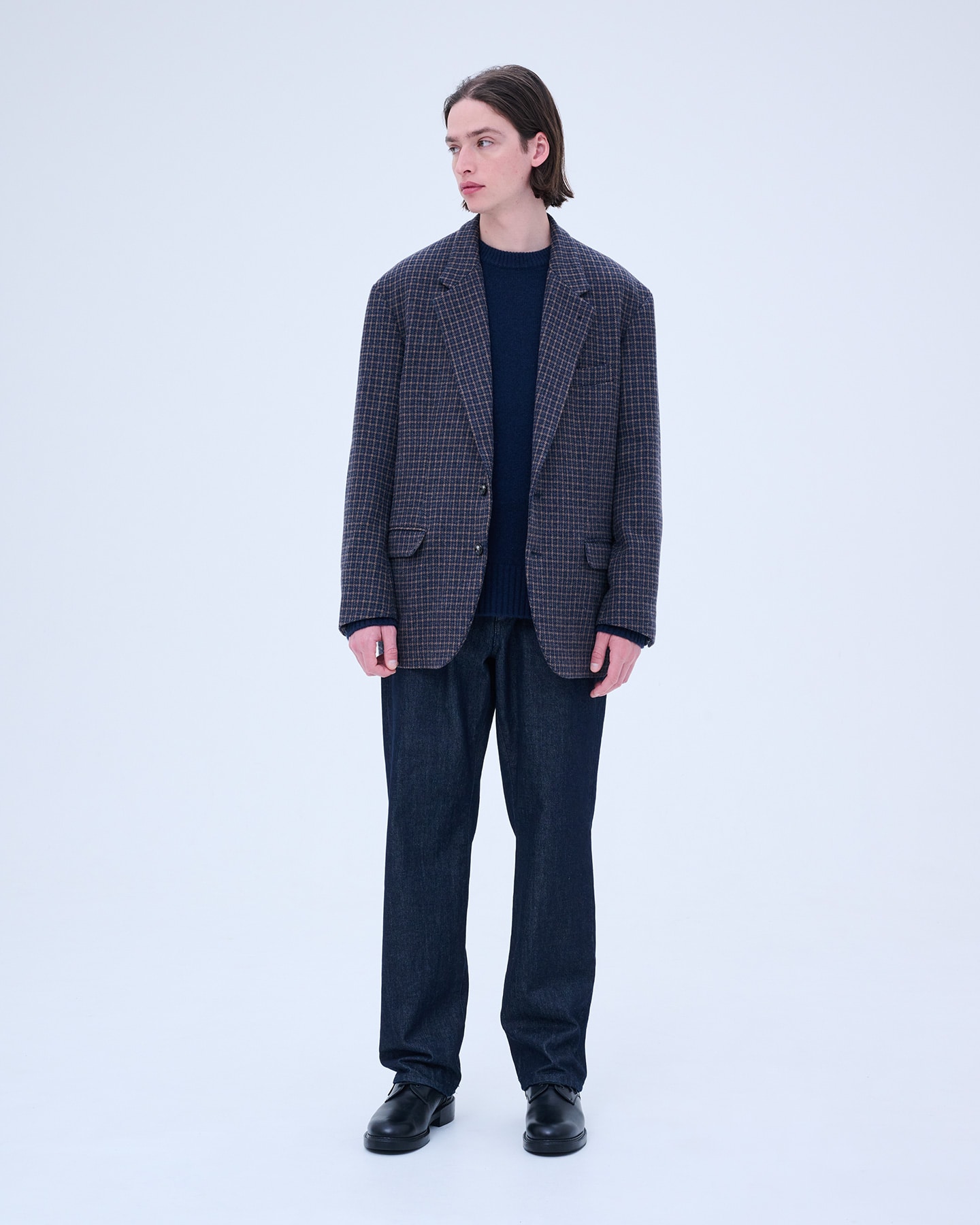 SOPHNET. BLENDED WOOL 2BUTTON JACKET