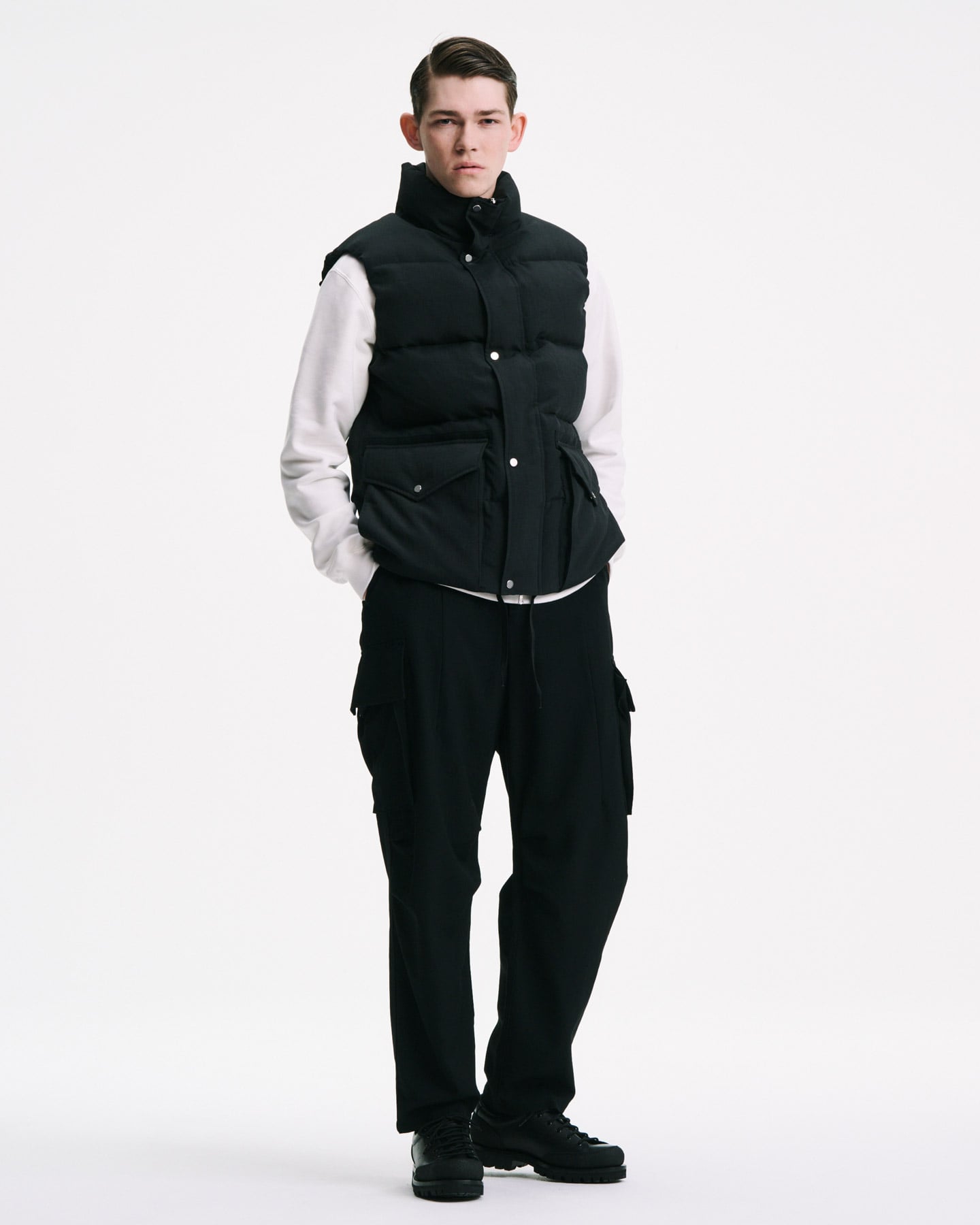 SOPH. | HOLLOW TUSSAH DOWN VEST(2 (M) BLACK):