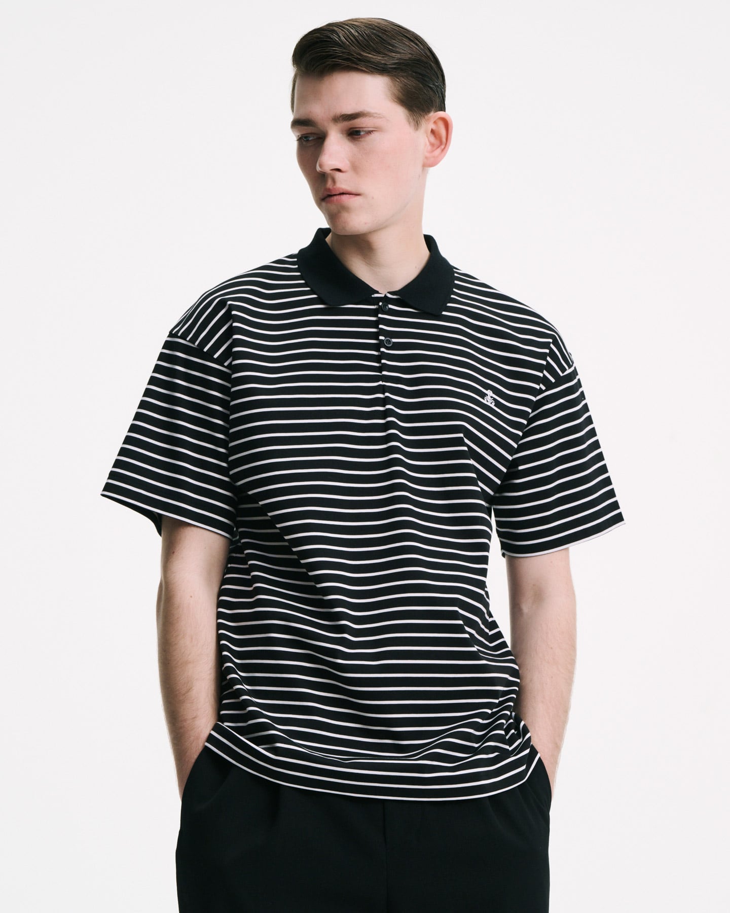 SOPH. | SUPIMA COTTON S/S POLO SHIRT(2 (M) BLACK):