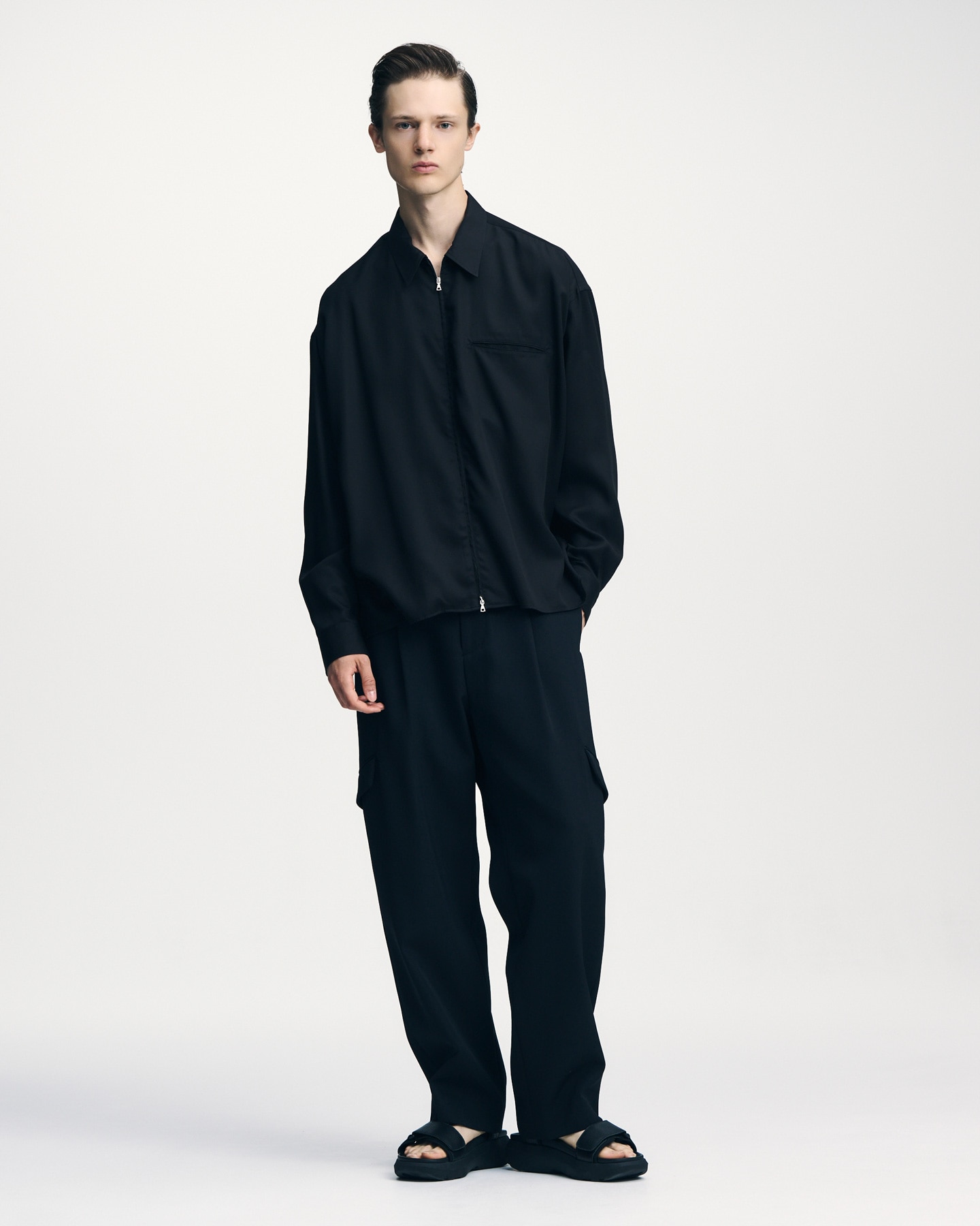 SOPH. | DOESKIN WOOL SIDE POCKET SLACKS(2 (M) BROWN):