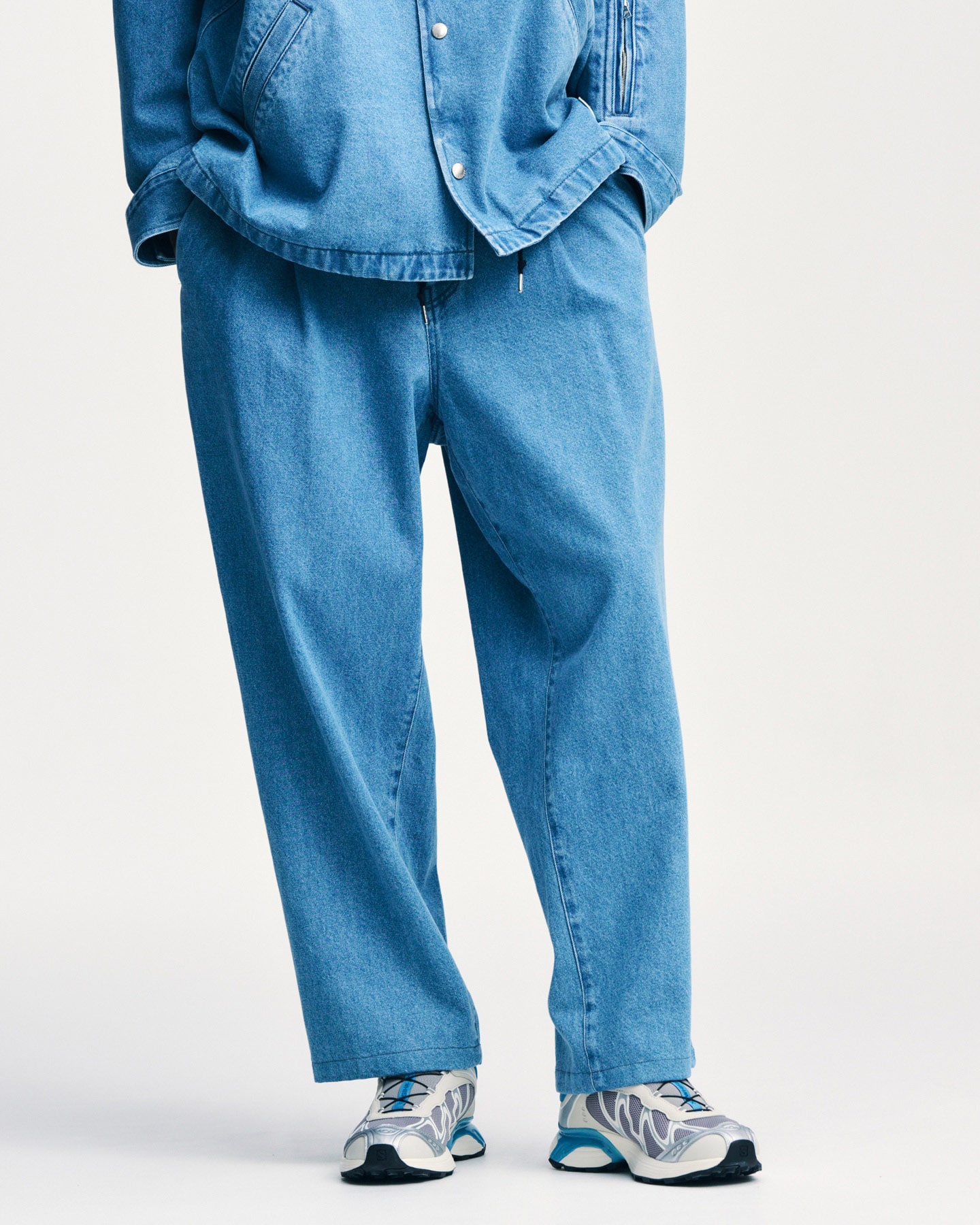 SOPH. | DICKIES BOLD-FIT TUCK JEANS(2 (M) LIGHT INDIGO):