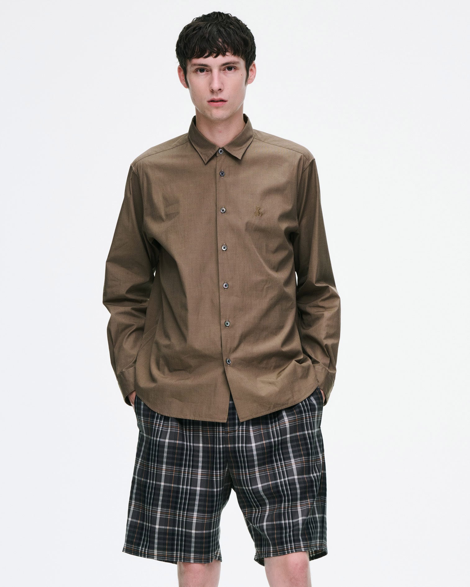 SOPH. | WASHBLE WOOL EASY SHORTS(2 (M) A (CHECK)):