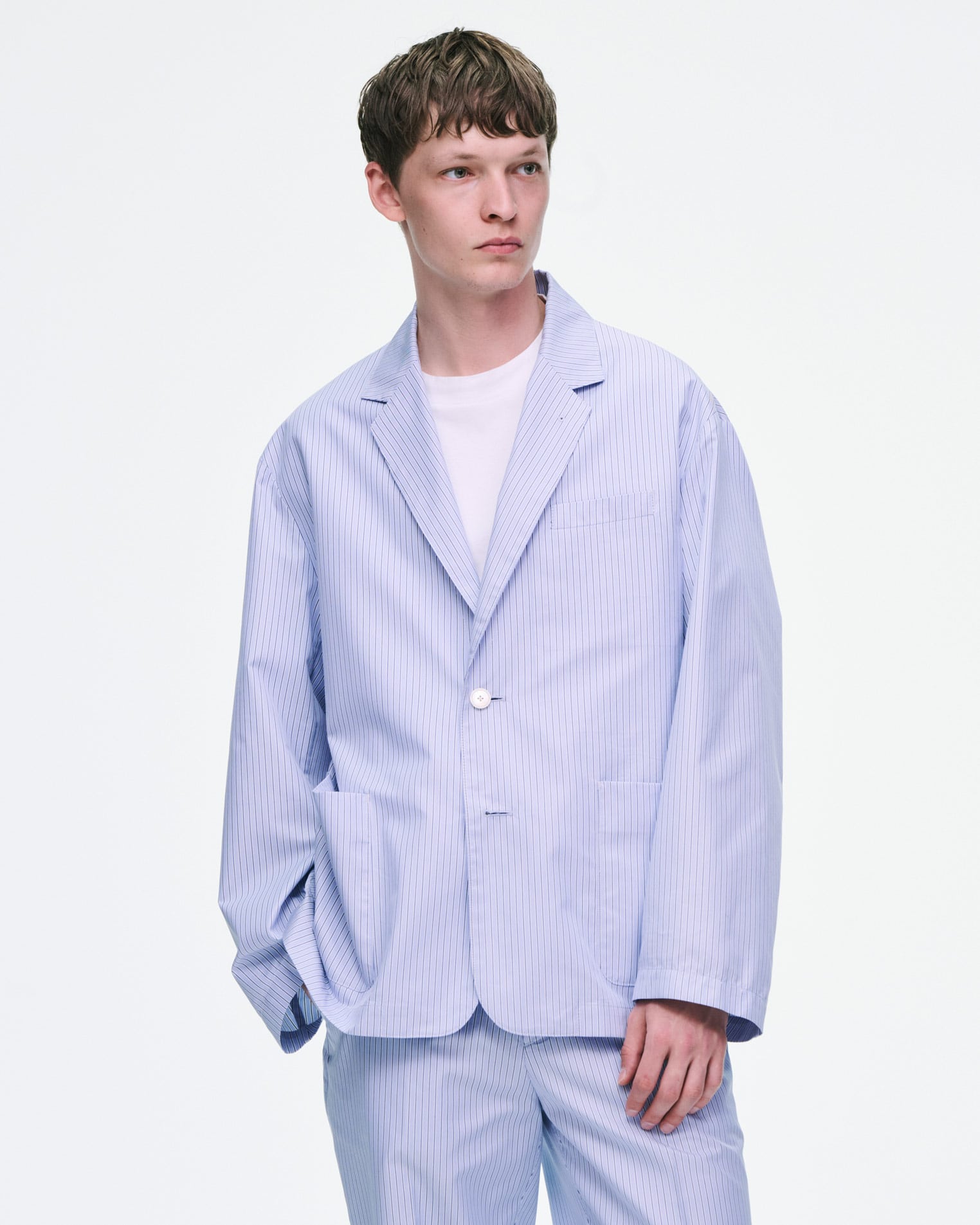 BBB 新品未使用 定価26400 サイクルジャージジャケット SOPH. | BROADCLOTH WIDE EASY JACKET(2 (M) LIGHT BLUE):