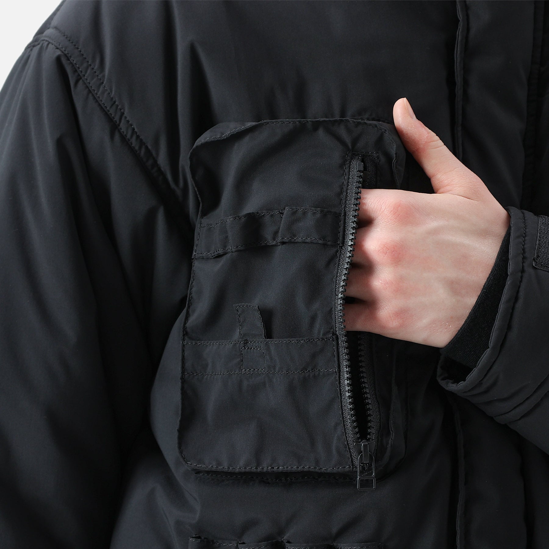 uniform experiment 22AW マルチポケット 中綿 ジャケット uniform experiment 22AW マルチポケット 中綿 ジャケット