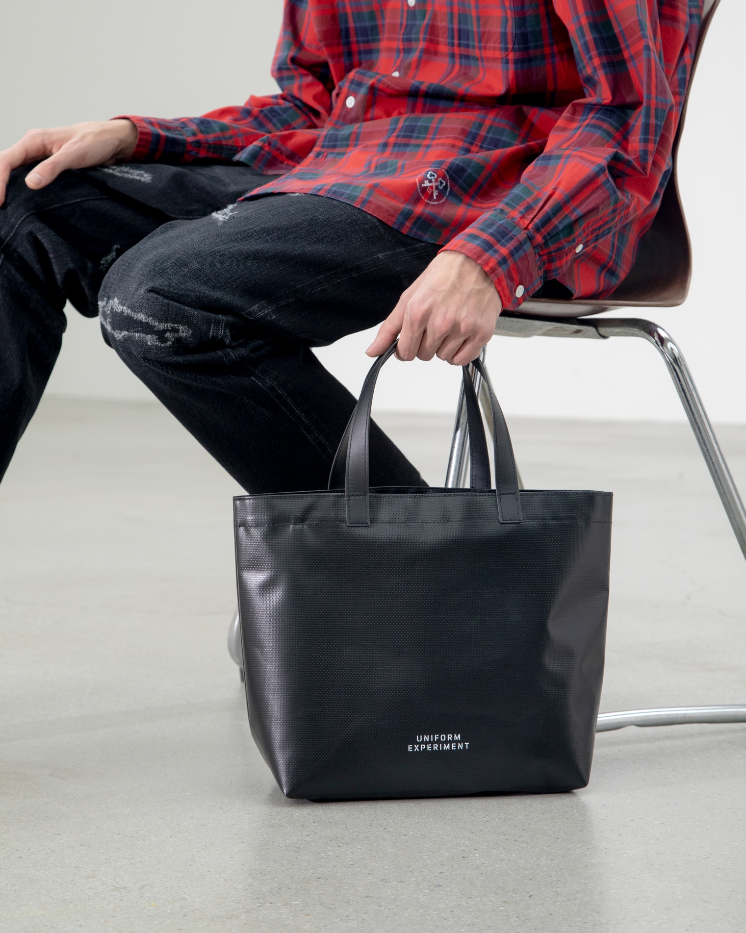 新品 15aw Uniform Experiment PVC TOTE BAG - agedor.ma