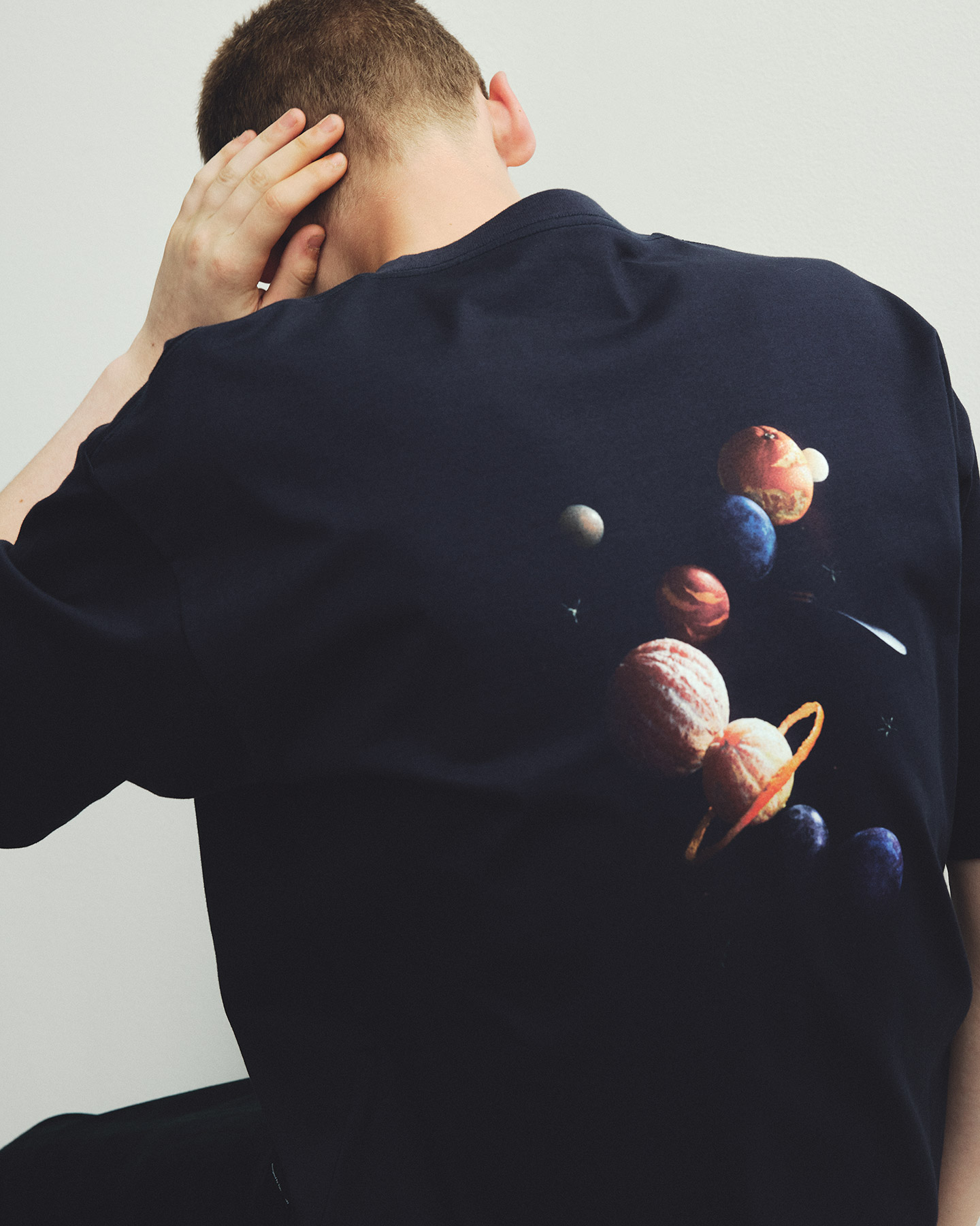 【新品未使用】uniform experiment 吉田ユニ ポーチ SOPH. | YUNI YOSHIDA: FRUITS PLANET S/S TEE(2 NAVY):