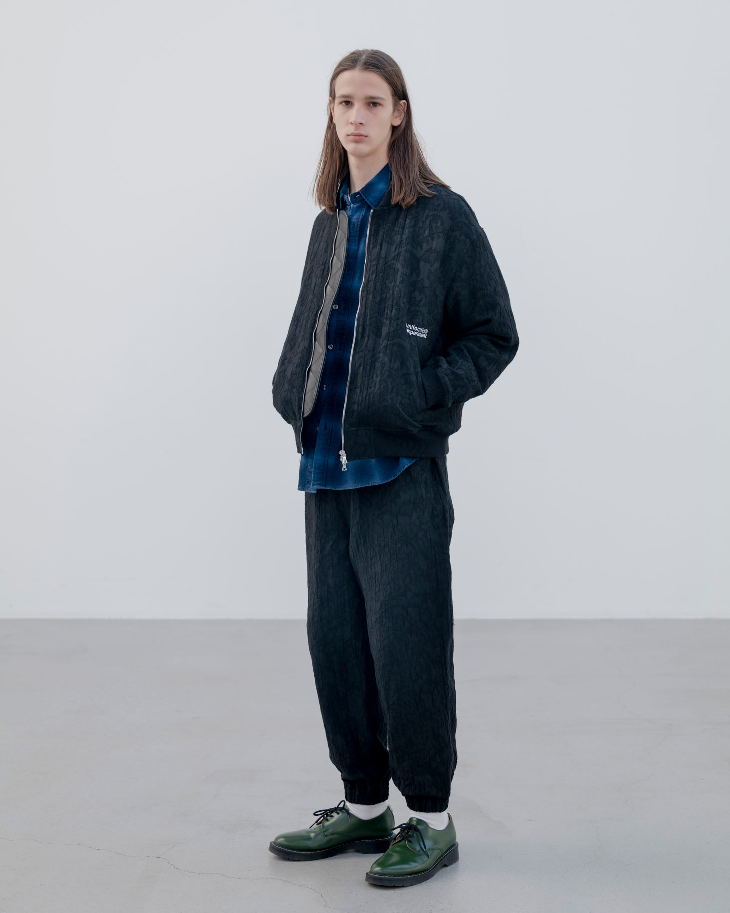SOPH. | JACQUARD SHORT BLOUSON(2 (M) BLACK):