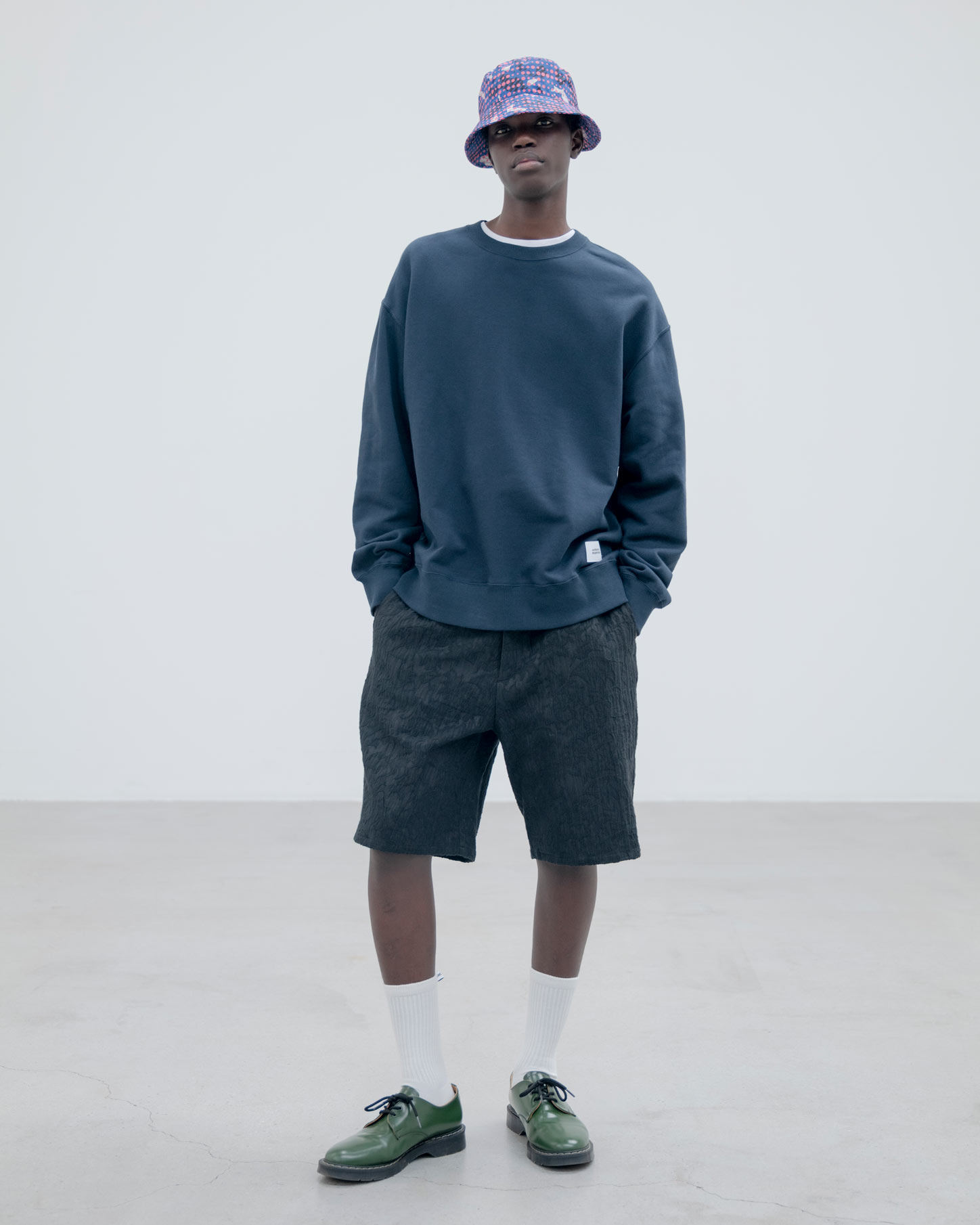 SOPH. | JACQUARD EASY SHORTS(2 (M) BLACK):