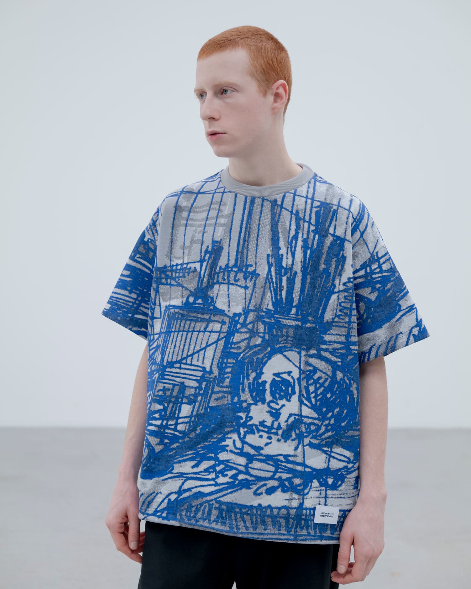 SOPH. | MICHAEL CHERNO: SKETCH HEM CORD TEE(2 (M) BLUE):