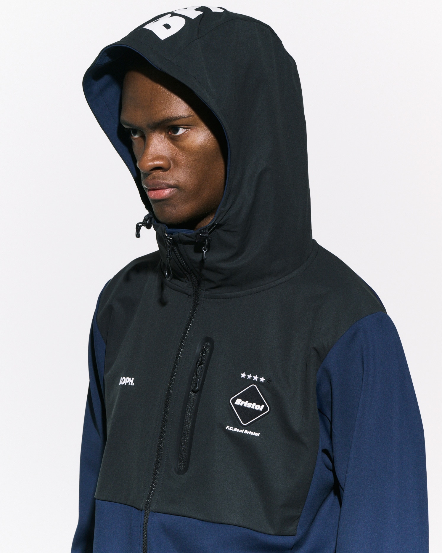 FCRB STRETCH HOODED BLOUSON pdk-