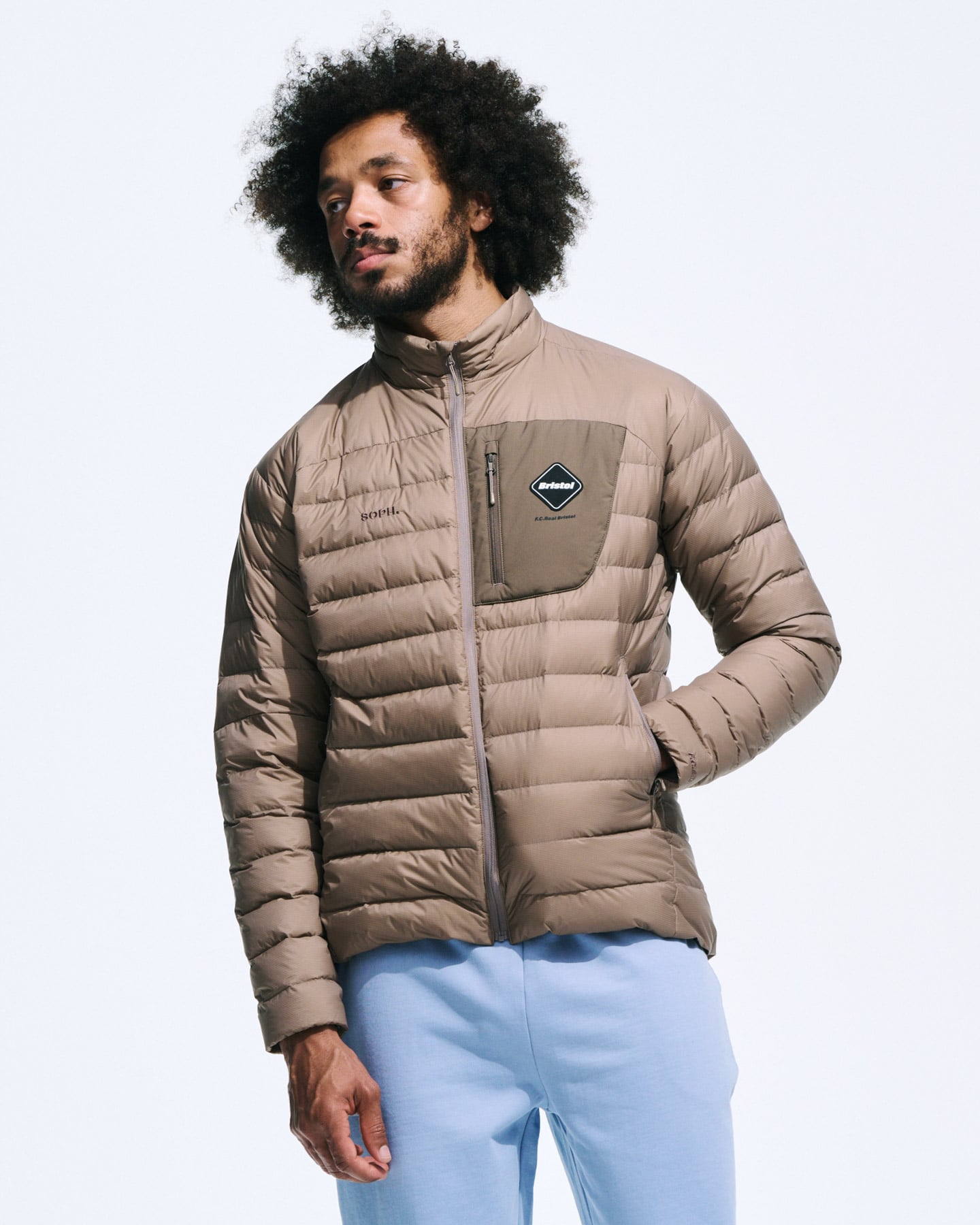 SOPH. | EXPEDITION DOWN JACKET(M BEIGE):