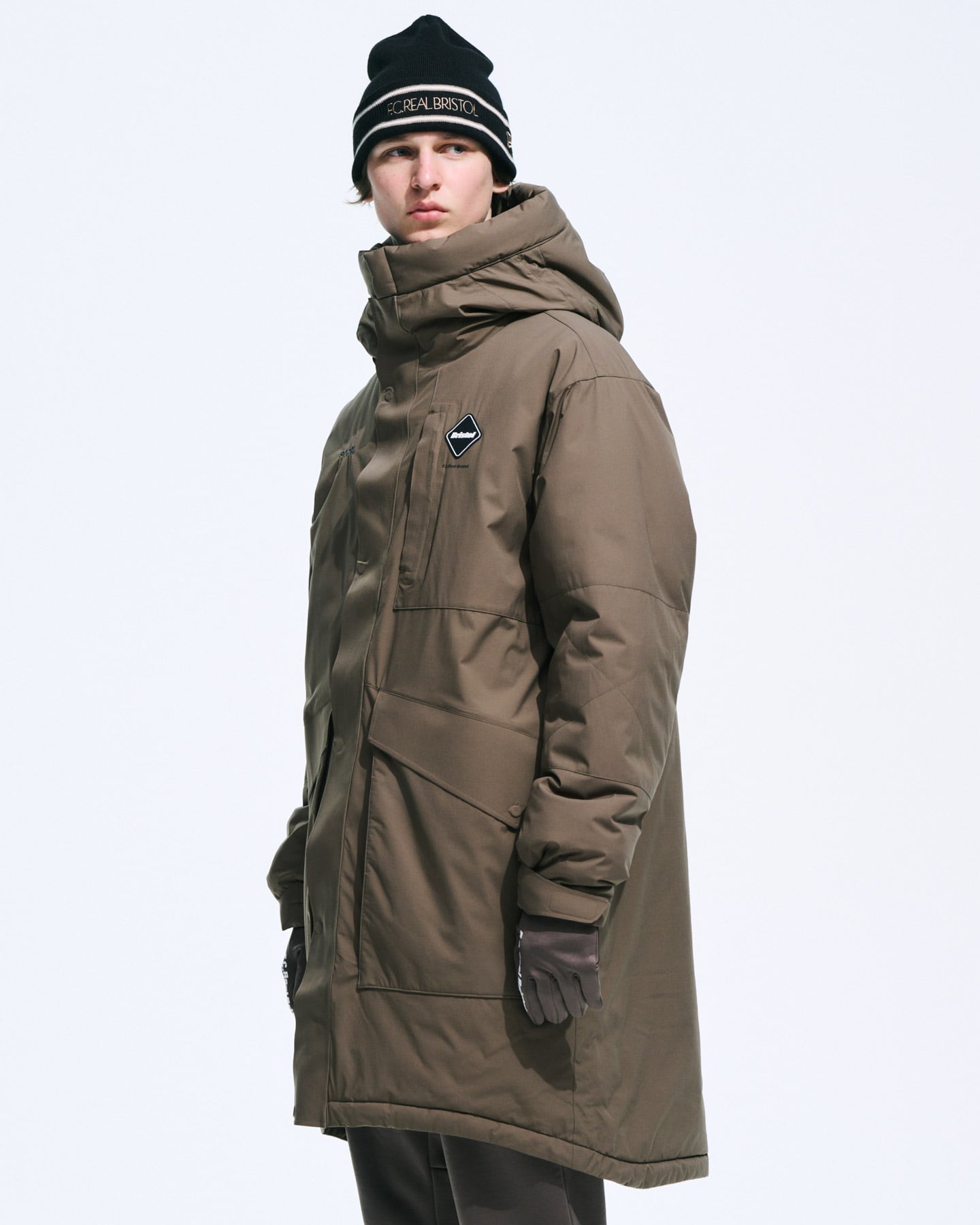 SOPH. | INSULATION BENCH COAT(M BLACK):