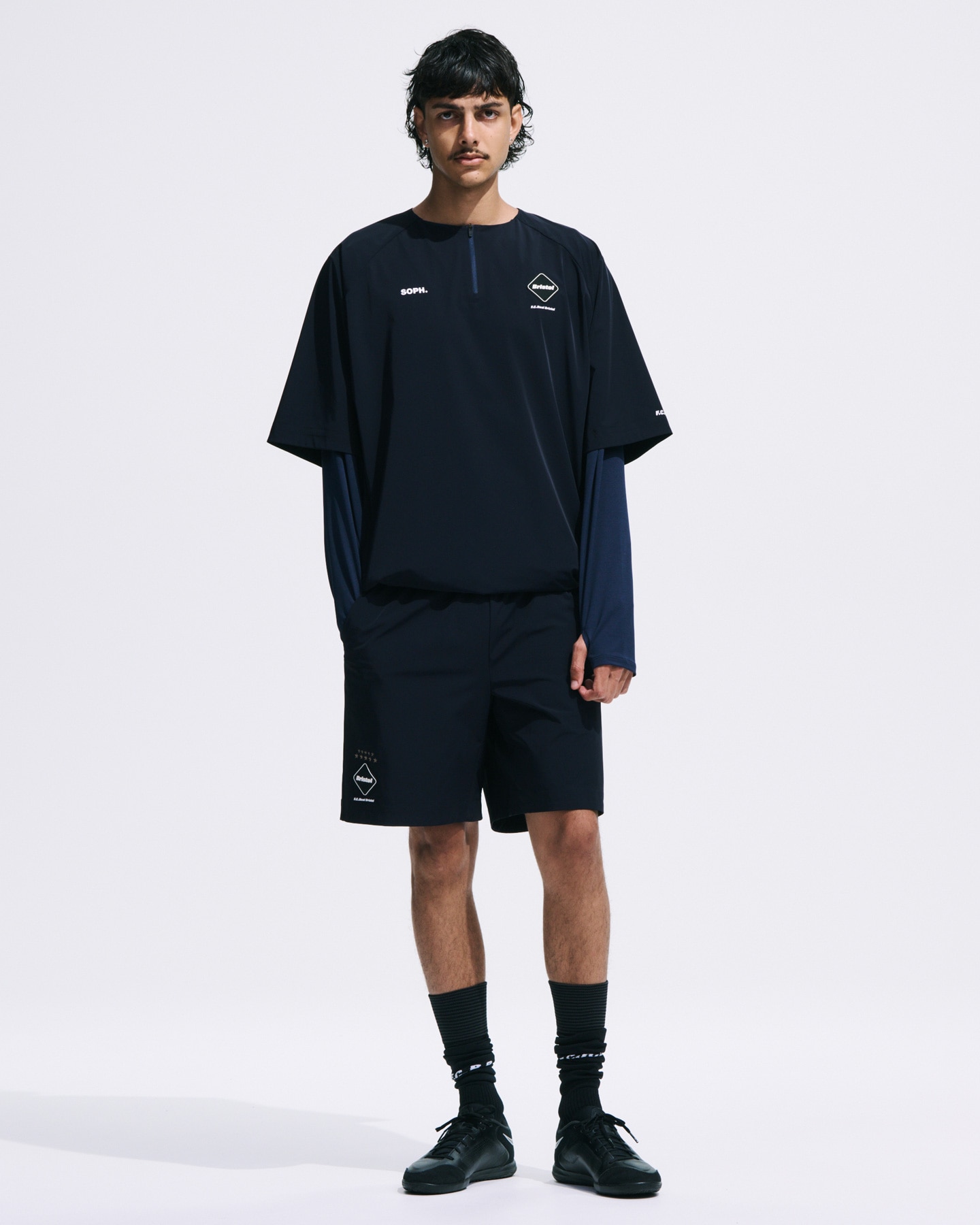 SOPH. | CORDURA 4WAY STRETCH GAME SHORTS(M BLACK):