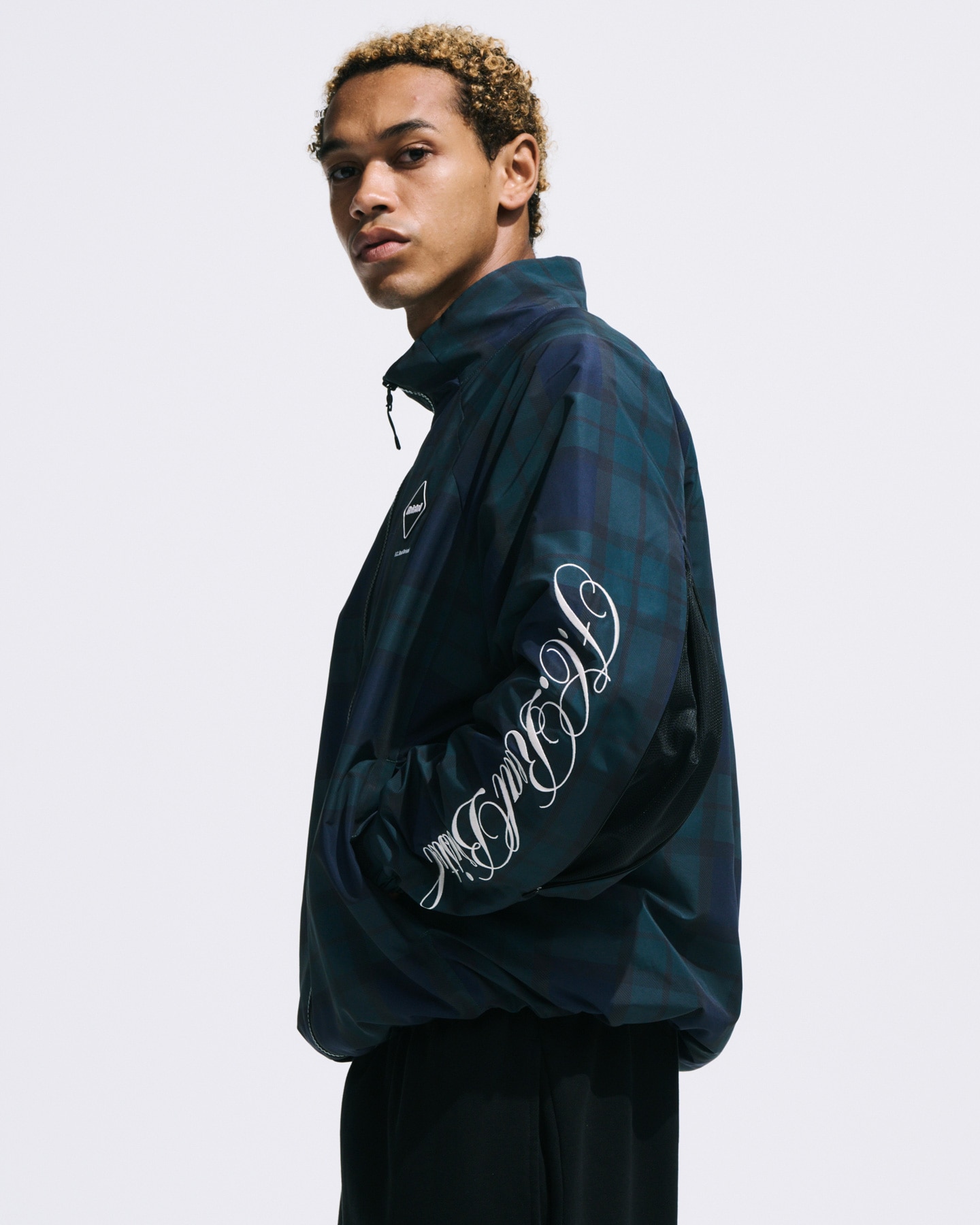 SOPH. | PLAID VENTILATION PRACTICE JACKET(M NAVY (BLACK WATCH)):