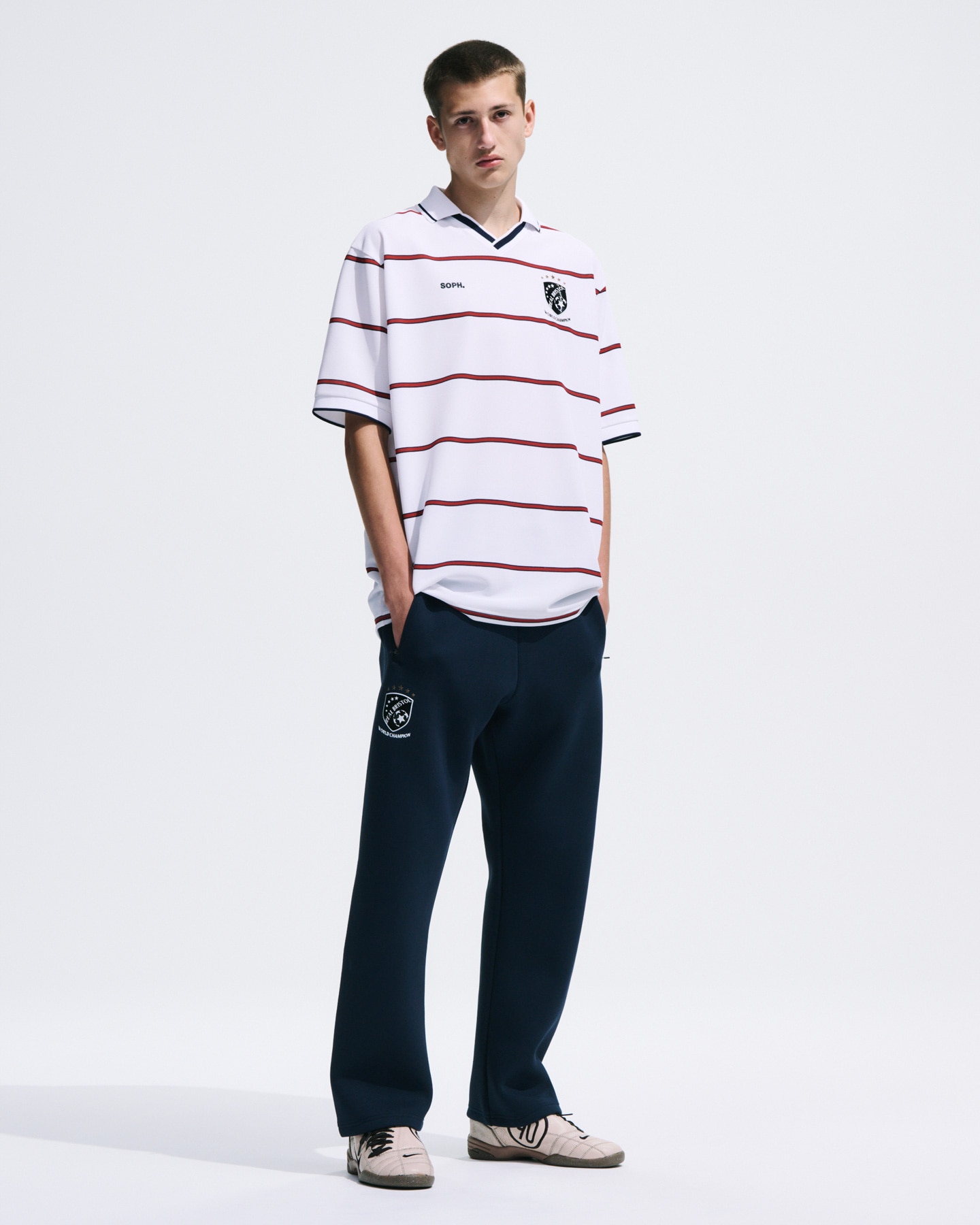 SOPH. | CHAMPIONS BONDING SWEAT PANTS(M NAVY):