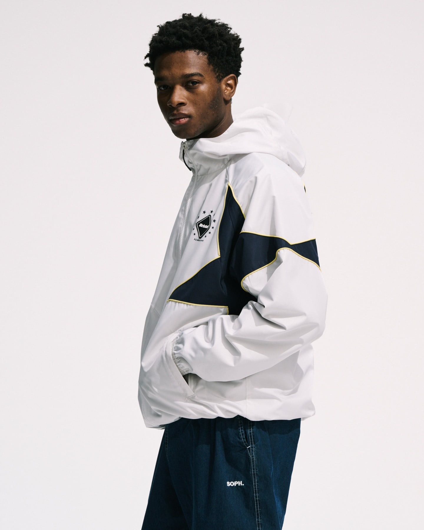 SOPH. | STAR WARM-UP JACKET(M OFF WHITE):