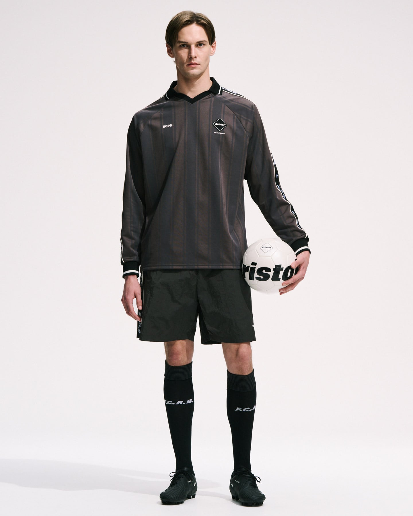 SOPH. | NYLON CHAMBRAY PRACTICE SHORTS(M ORANGE):