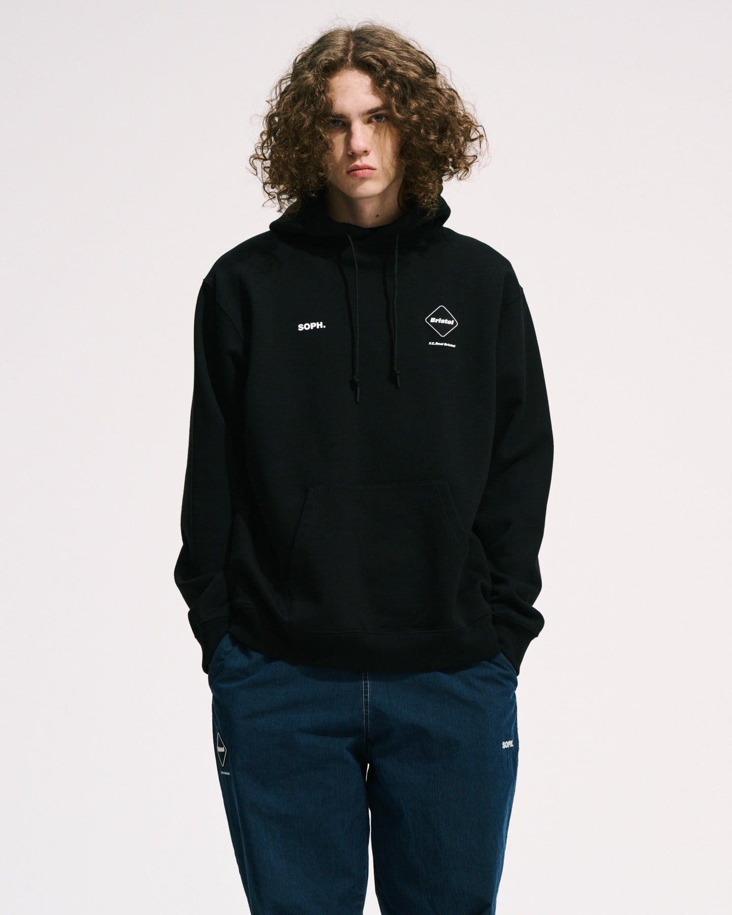 SOPH. | BRISTOL BAGGY SWEAT HOODIE(M GREIGE):