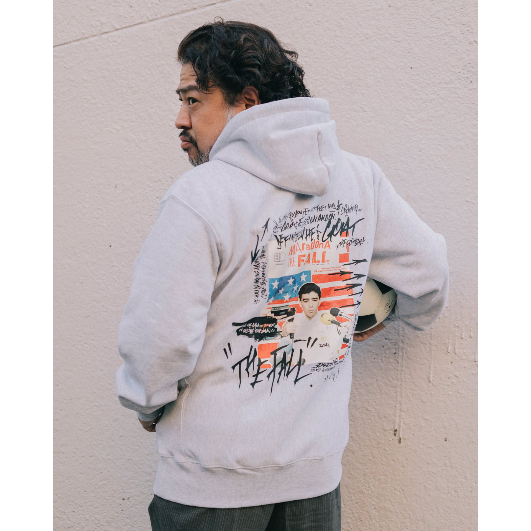 SOPH. × DAZN MARADONA THE FALL TEE SOPH DAZN MARADONA フーディ M 