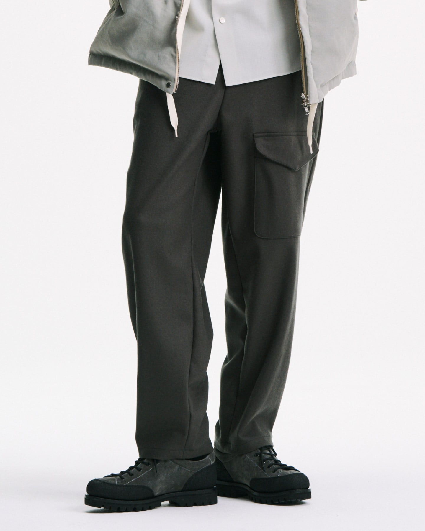 パンツ SOPHNET. MELTON WOOL  NAVY PANTS SOPH. | LIGHT MELTON WOOL ROYAL NAVY PANTS(2 (M) BLACK):