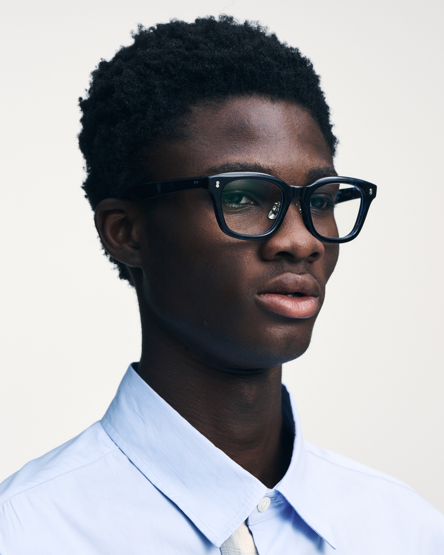 SOPH. | 備長炭 SQUARE GLASSES(FREE NAVY):