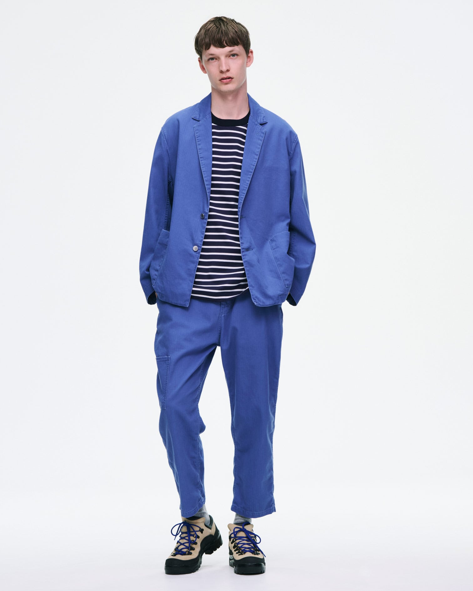 ジャケット・アウター SOPHNET. WASHED WORK JACKET Denim-Work-Jacket-