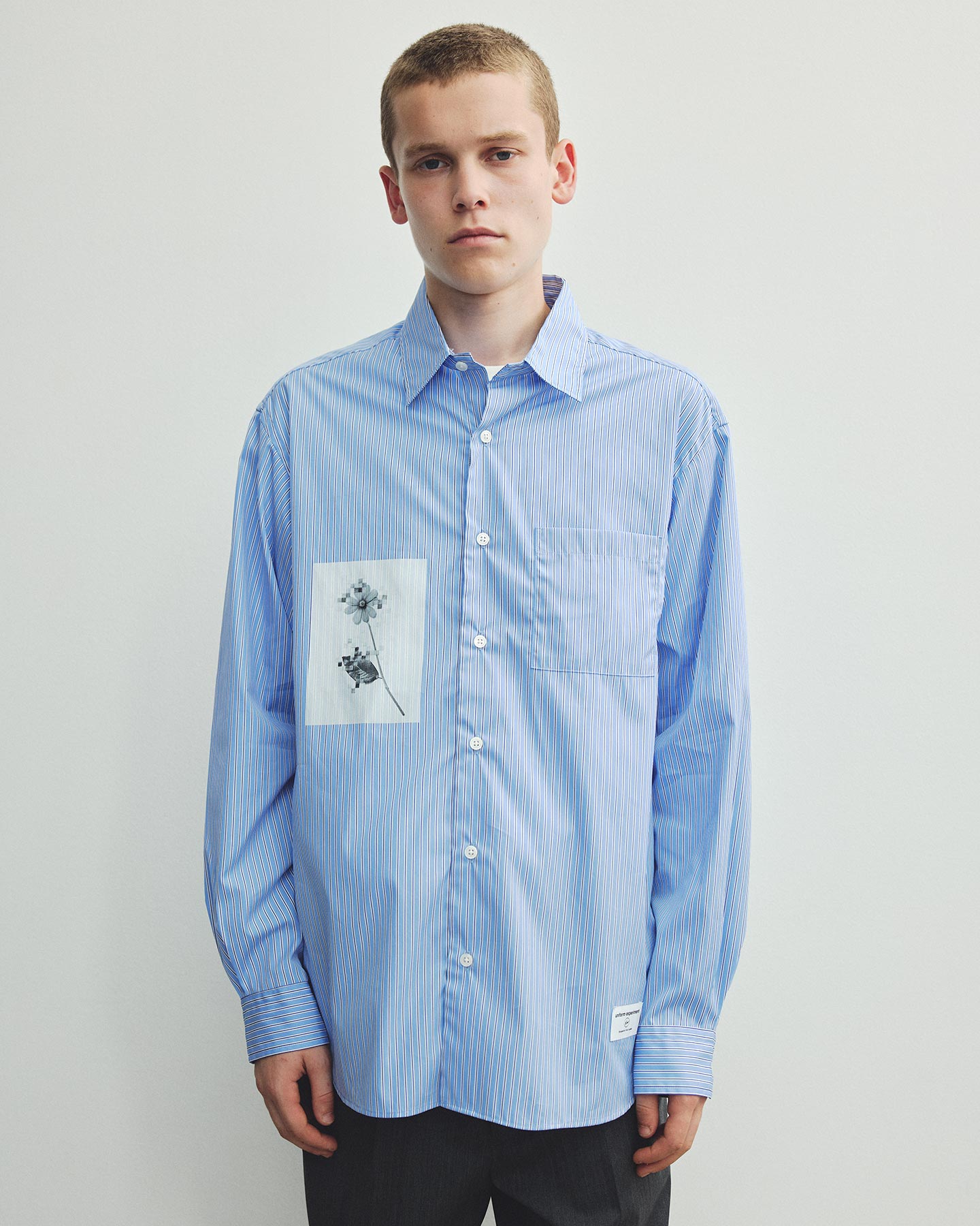 SOPH. | YUNI YOSHIDA: FLOWER SHIRT(3 LIGHT BLUE):