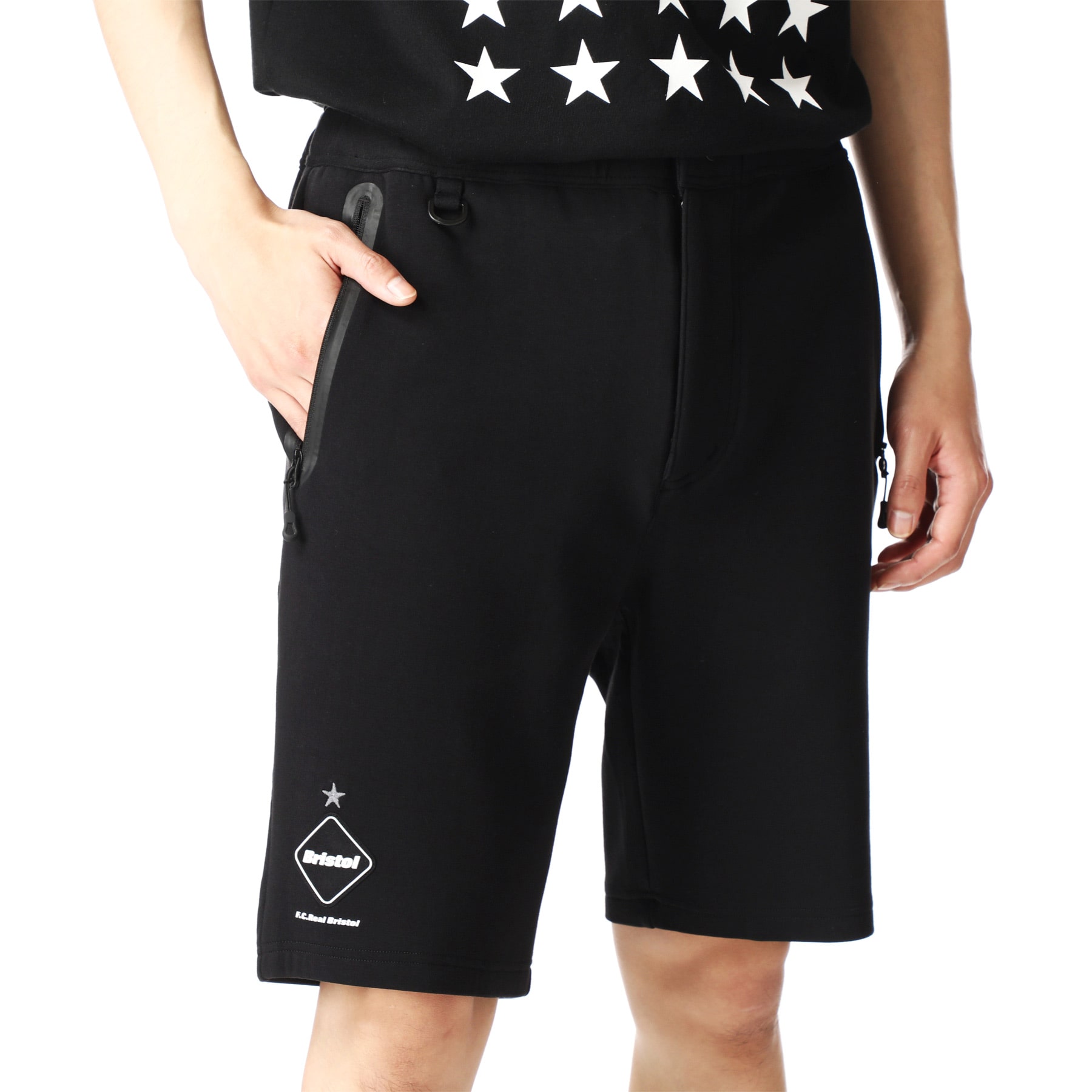 FCRB SWEAT TRAINING SHORTSスウェットショーツ黒XL