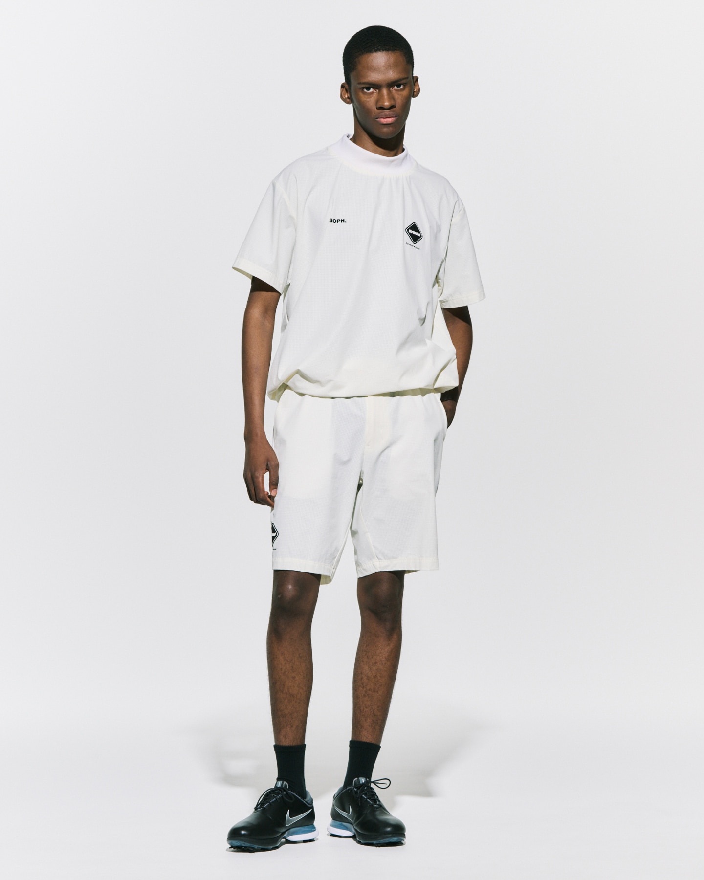 SOPH. | DOT AIR SHORTS(M OFF WHITE):