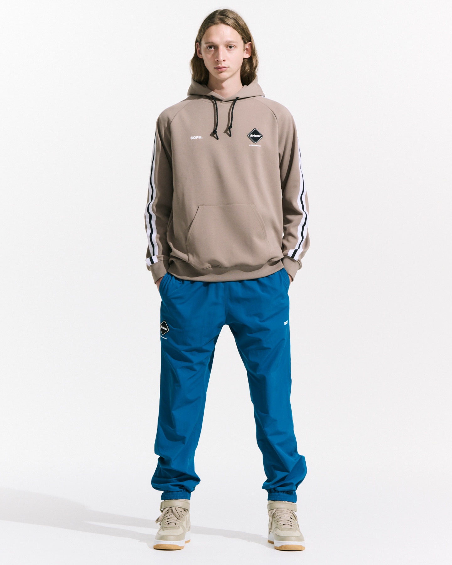 23aw FCRB TRAINING TRACK HOODIE soph-