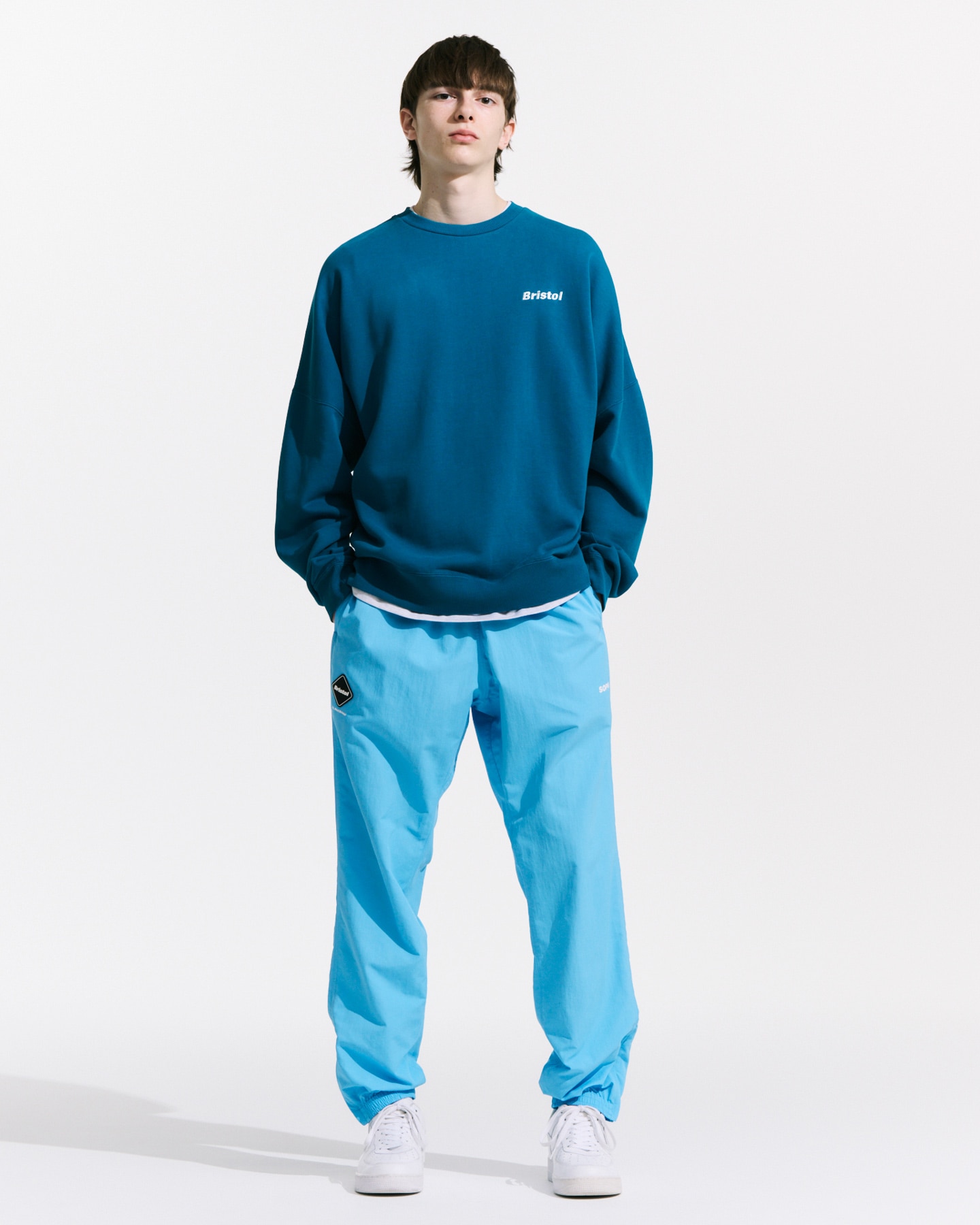 FCRB BRISTOL SEA NYLON EASY PANTS【L】ネイビ ワークパンツ/カーゴ