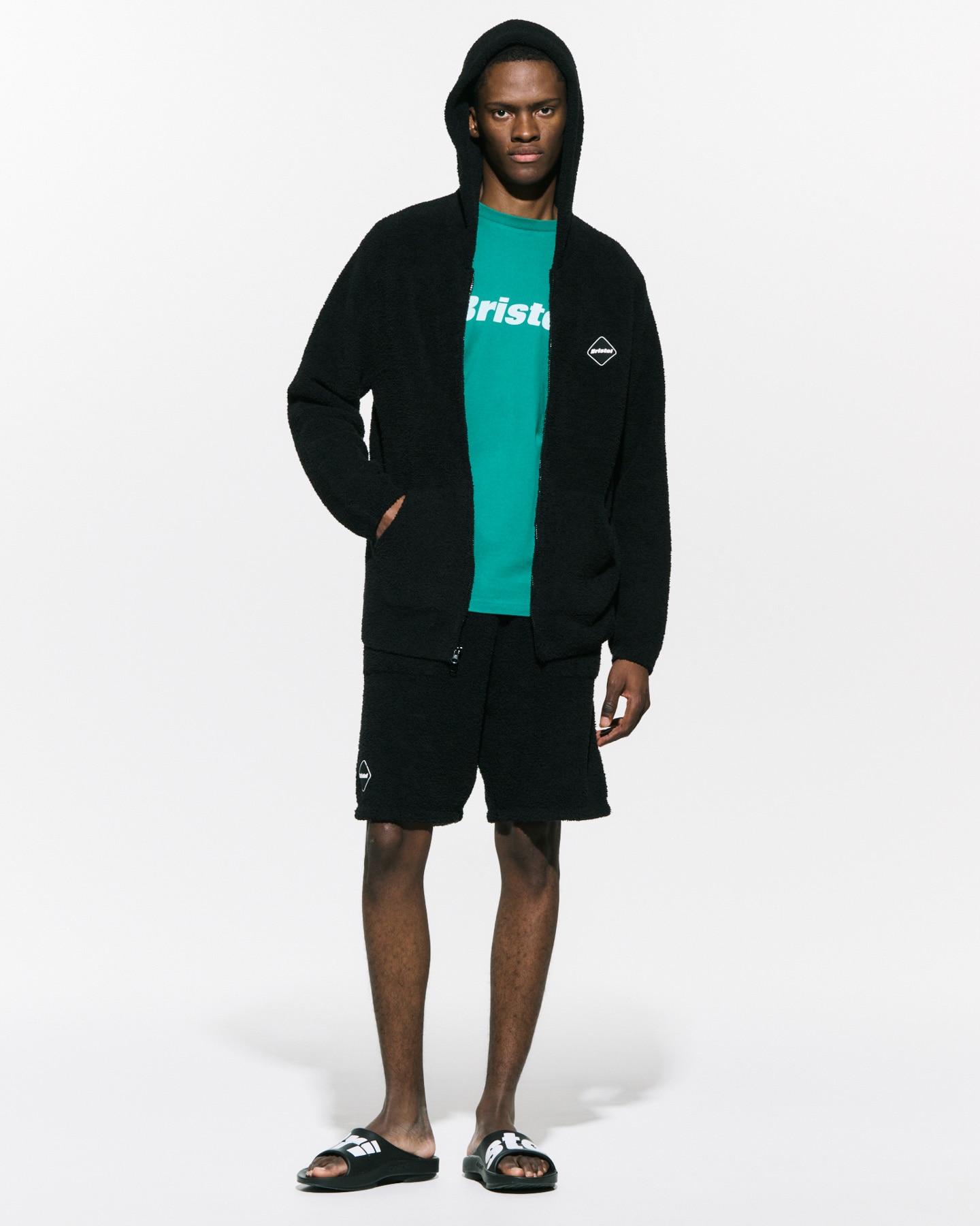 20SS F.C.Real Bristol PILE ZIP UP HOODIE