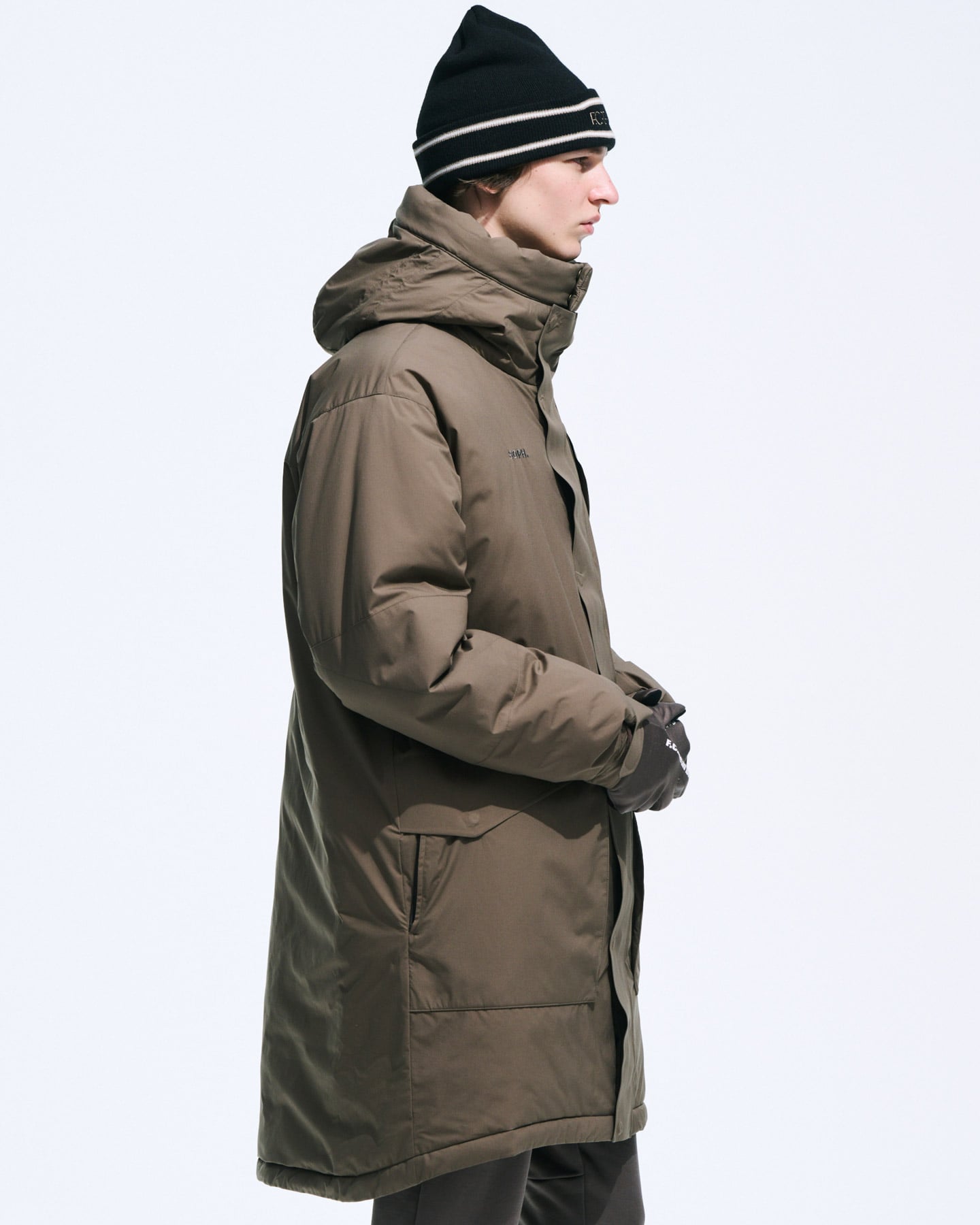 SOPH. | INSULATION BENCH COAT(M BLACK):